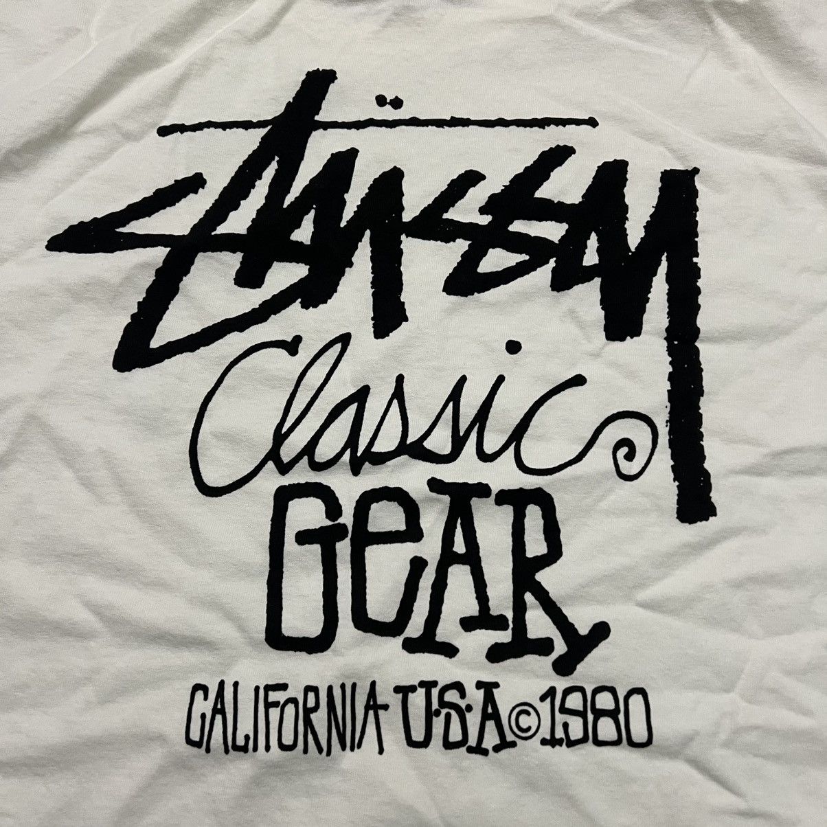 Stussy Stussy Classic Gear Tee Size US XL / EU 56 / 4 - 7 Thumbnail