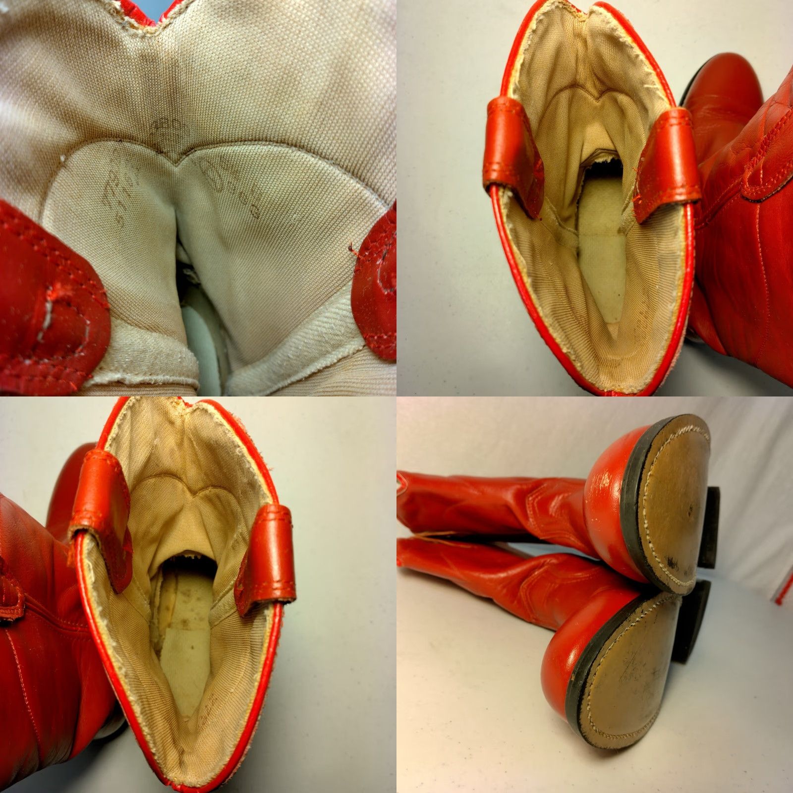 Ariat VINTAGE Ariat Women’s Western Boots Size 5.5 Red Leather Cowgirl Cowboy Ranchwear Mid-Calf Size US 6 / IT 36 - 8 Thumbnail