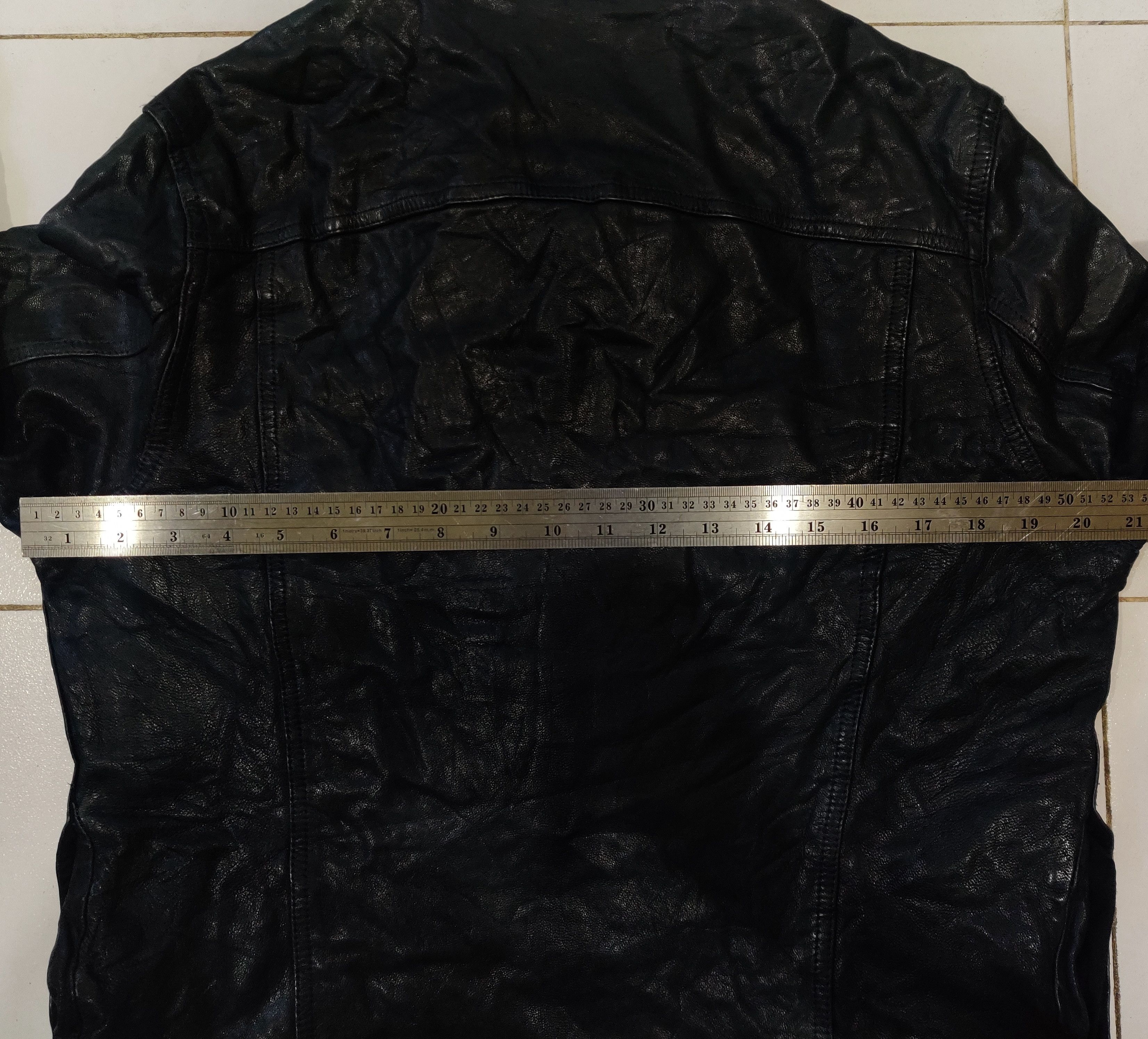 Journal Standard Journal Standard Goatskin Leather Trucker Jacket Size US M / EU 48-50 / 2 - 5 Thumbnail