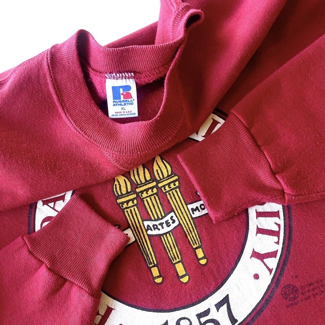 Russell Athletic × Vintage 90s Florida State University FSU Seminoles sweatshirt/ XL Size US XL / EU 56 / 4 - 8 Thumbnail