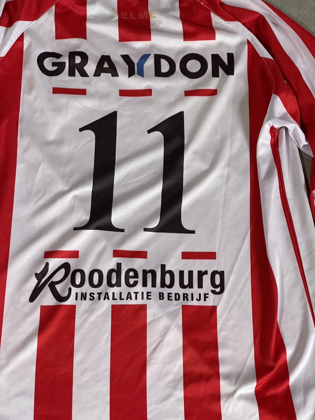Vintage Kelme Sparta Rotterdam #11 Vintage Longsleeve jersey Size US M / EU 48-50 / 2 - 10 Thumbnail