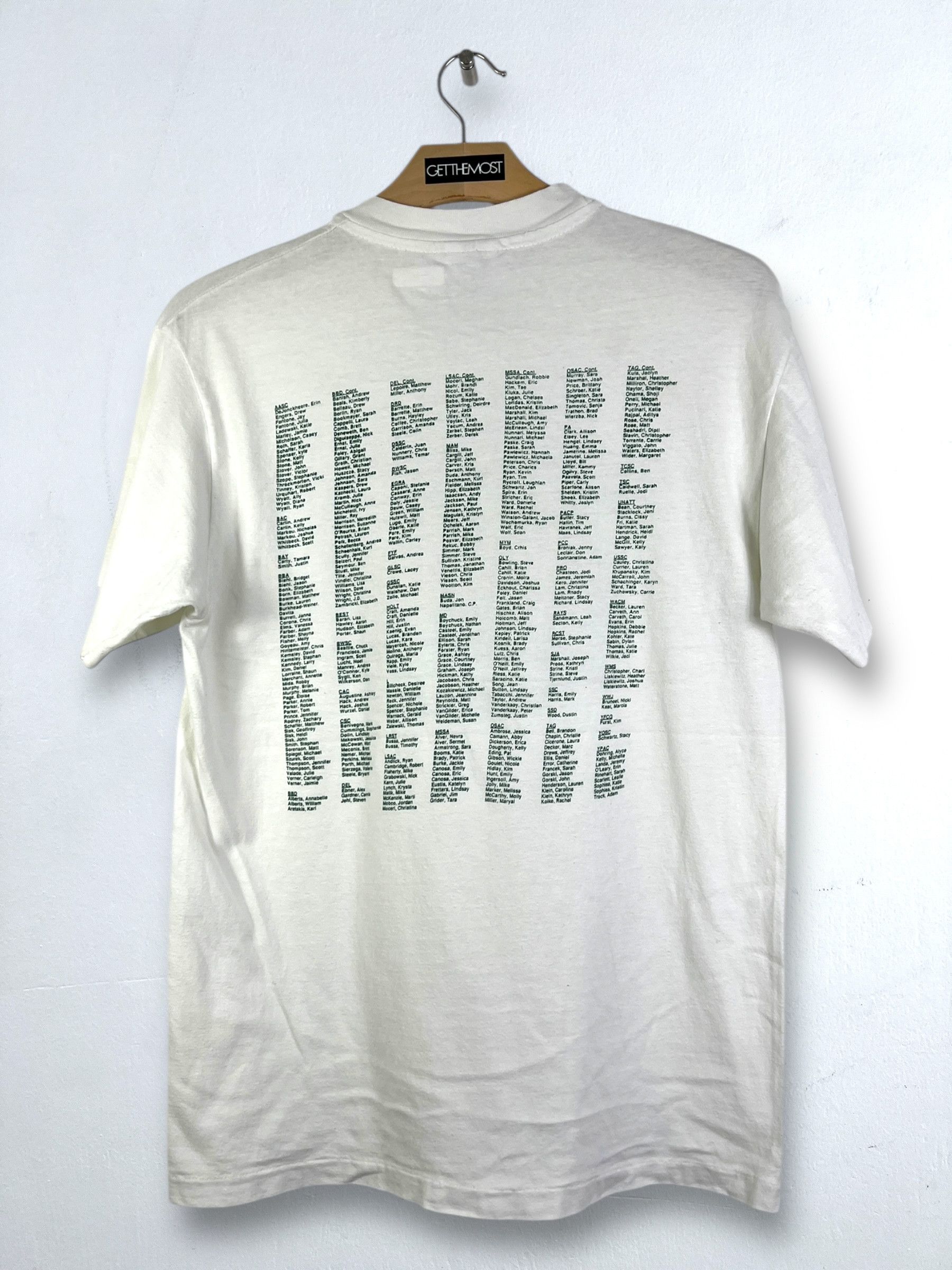 Vintage No.4937 Vintage 90s US Swimming Art Graphic Tee (M) Size US M / EU 48-50 / 2 - 5 Thumbnail