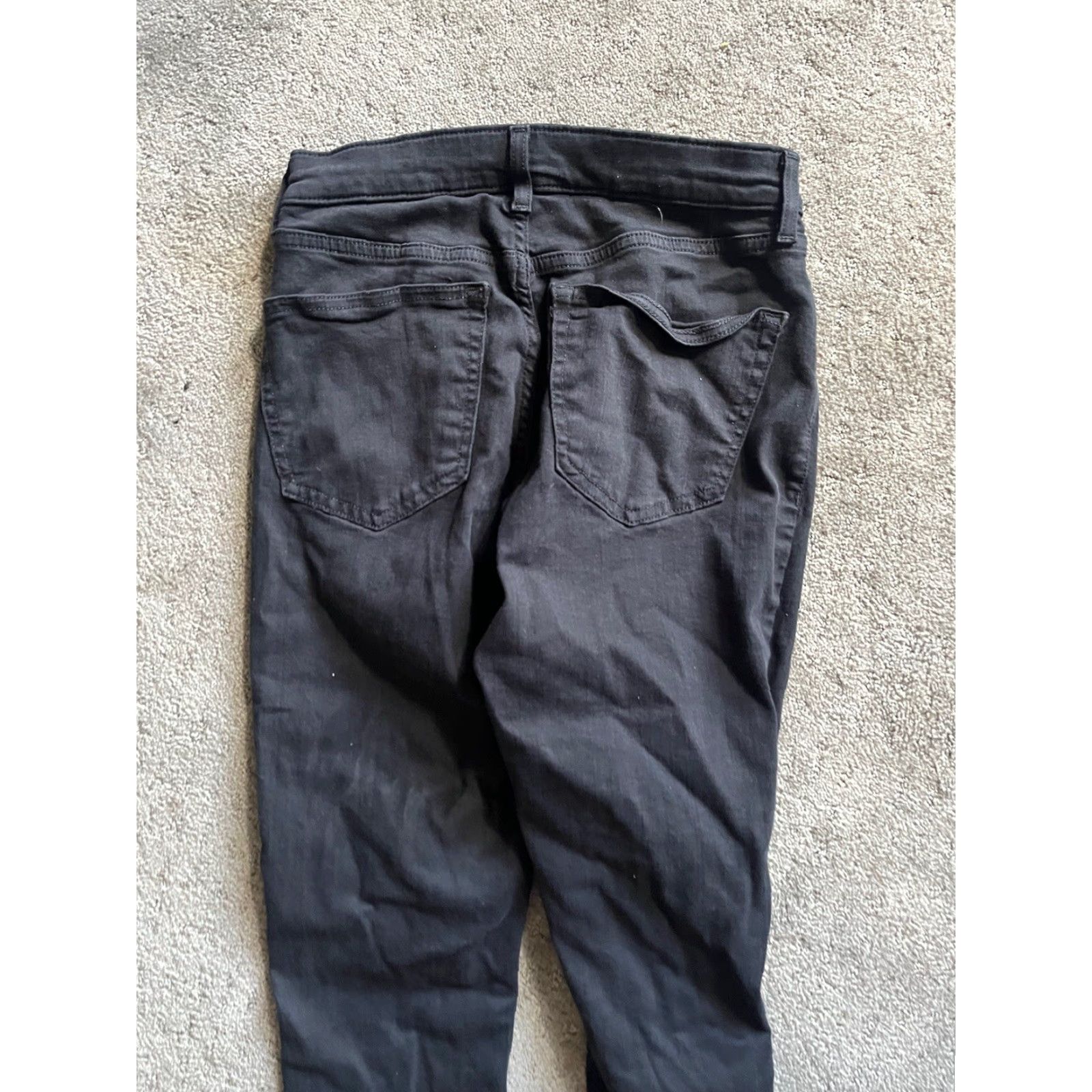 Topshop Topshop Moto Jeans Womens 28x32 Jamie Skinny Denim Pants Dark Wash Black Button Zip Denim Jeans Women Style Classic Slim Fit 28 Womens Mens? Size 28" / US 6 / IT 42 - 4 Thumbnail