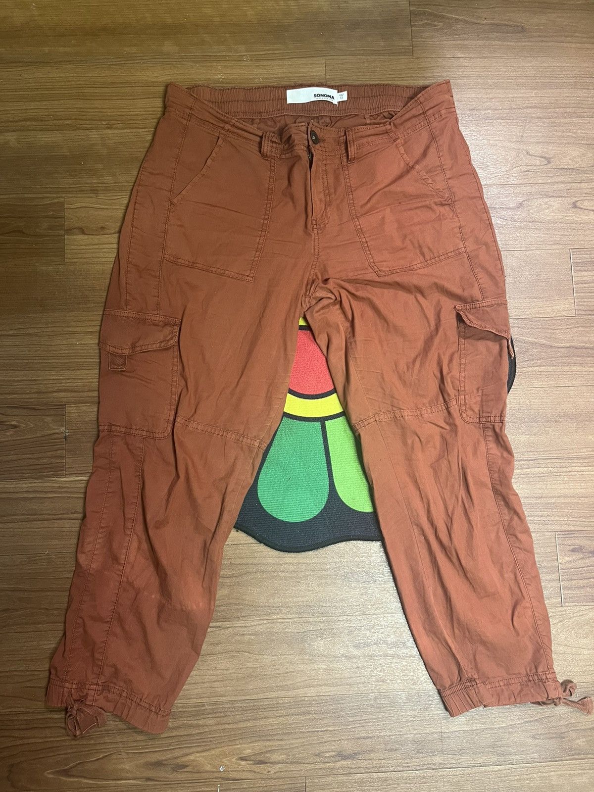 Sonoma Brownish orange cargo pants size 12 Size 34" / US 12 / IT 48 - 1 Thumbnail