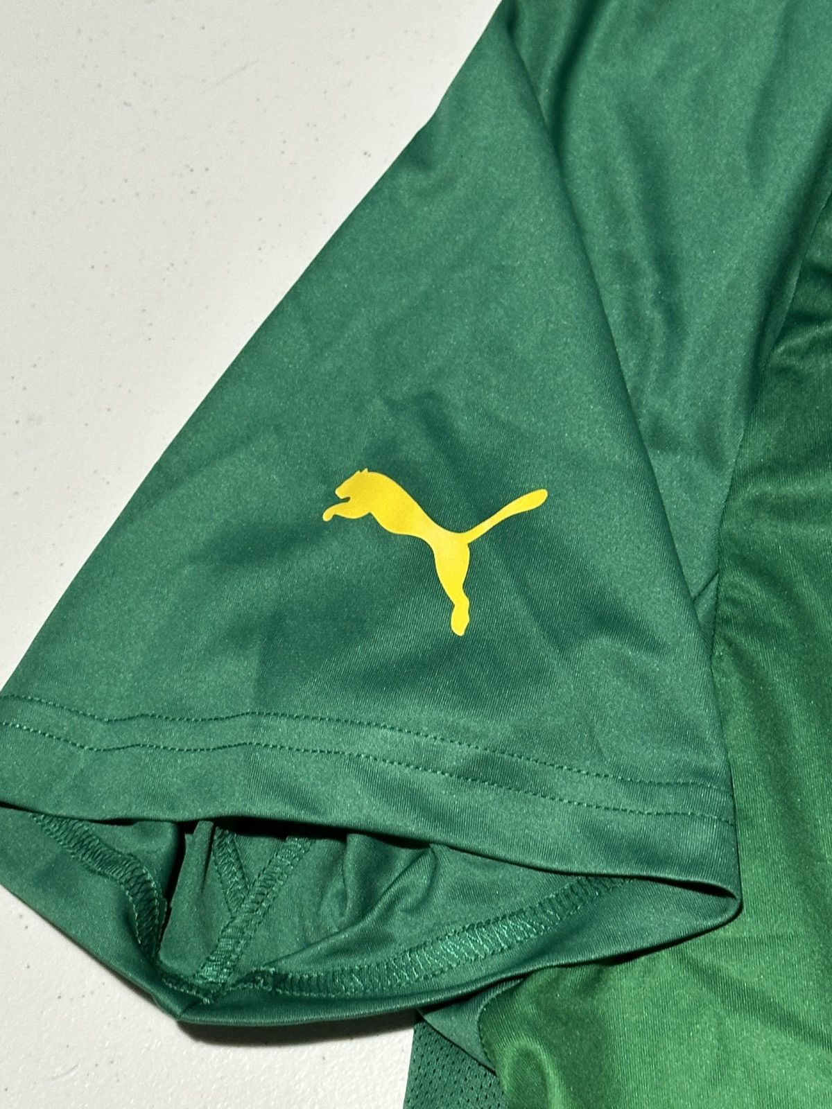 Puma South Africa soccer fotbal jersey green & yellow NWT Size US XXL / EU 58 / 5 - 4 Thumbnail