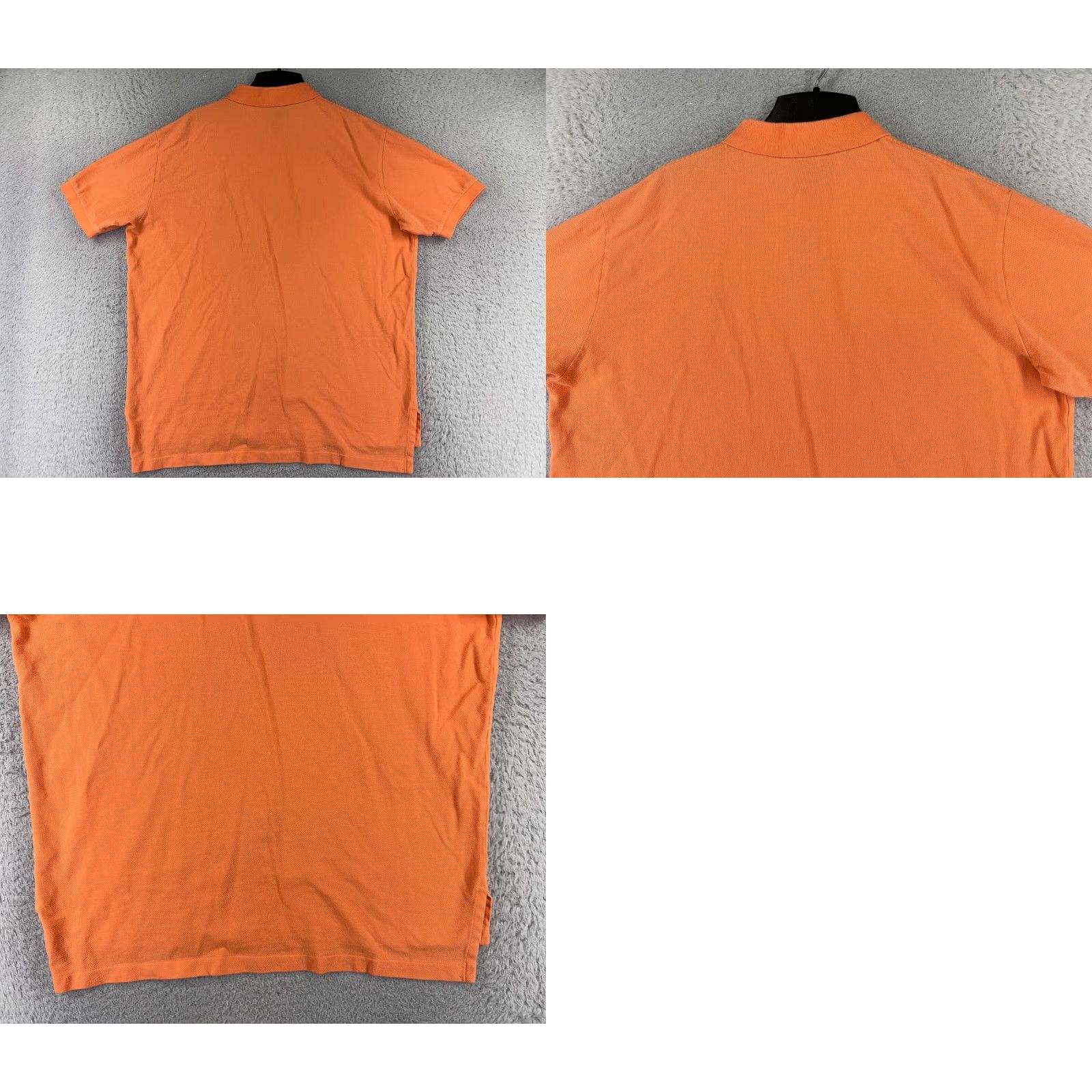 Ralph Lauren VINTAGE Ralph Lauren Polo Shirt Men XL Orange 100% Cotton Knit Short Sleeve Embroidered Logo Polo Size US XL / EU 56 / 4 - 9 Thumbnail