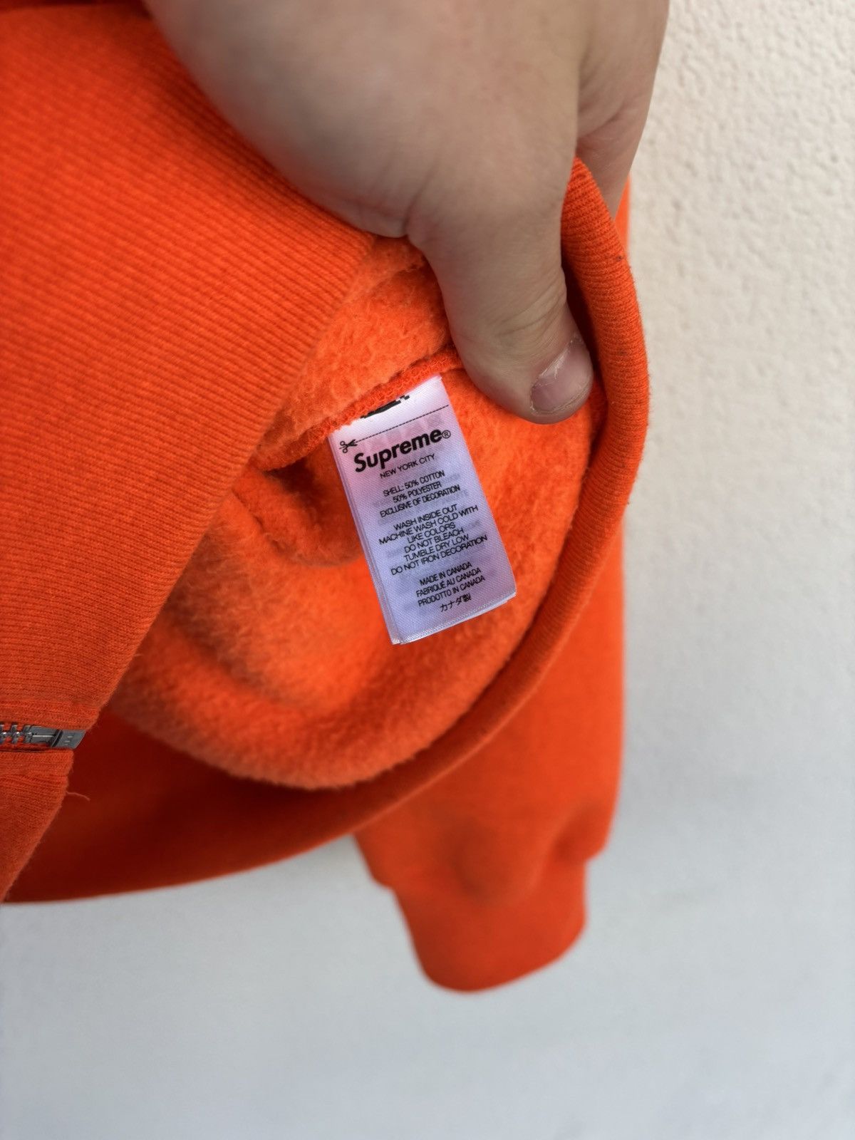Supreme Supreme heavyweight orange zip Size US M / EU 48-50 / 2 - 6 Thumbnail