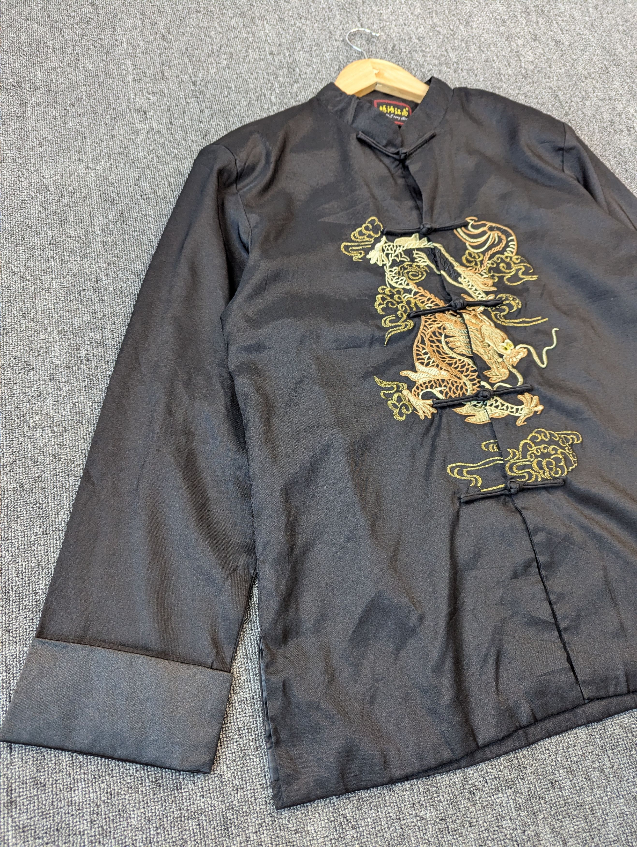 Japanese Brand Vintage Japanese Brand Tang Suit Dragon Embroidery Jacket Size US M / EU 48-50 / 2 - 4 Thumbnail