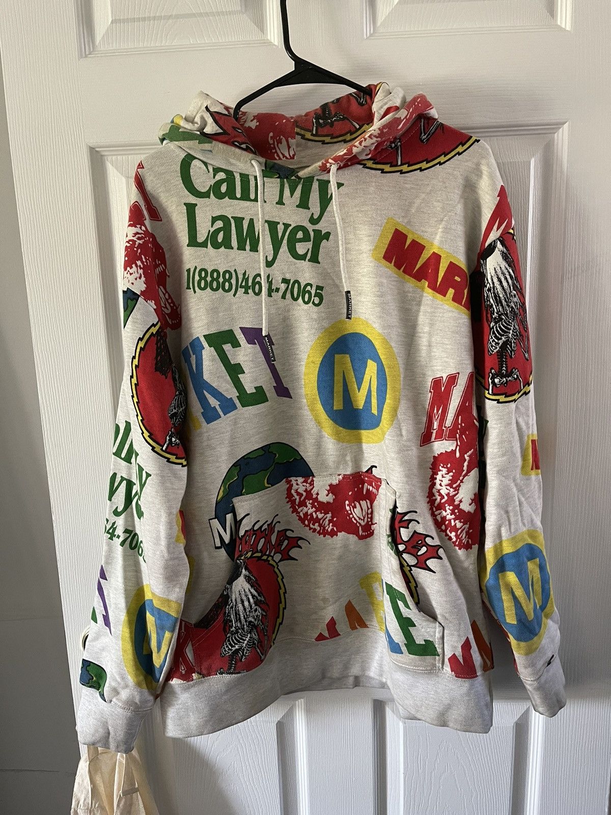 Market CALL MY LAWYER MARKET HOODIE Size US L / EU 52-54 / 3 - 1 Thumbnail