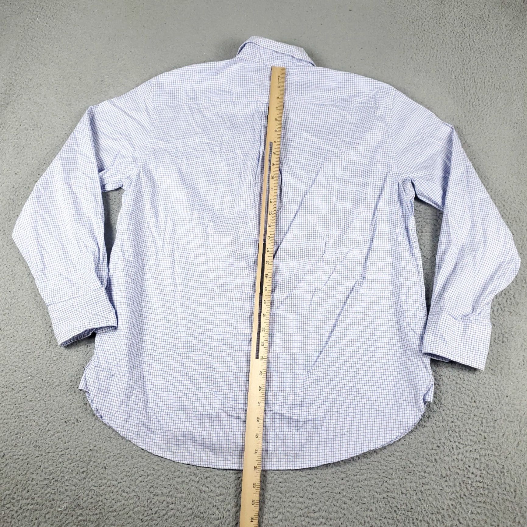 Tommy Hilfiger Tommy Hilfiger Shirt Men Large Blue Check Button-Up Long Sleeve Casual Mens Size US L / EU 52-54 / 3 - 3 Thumbnail