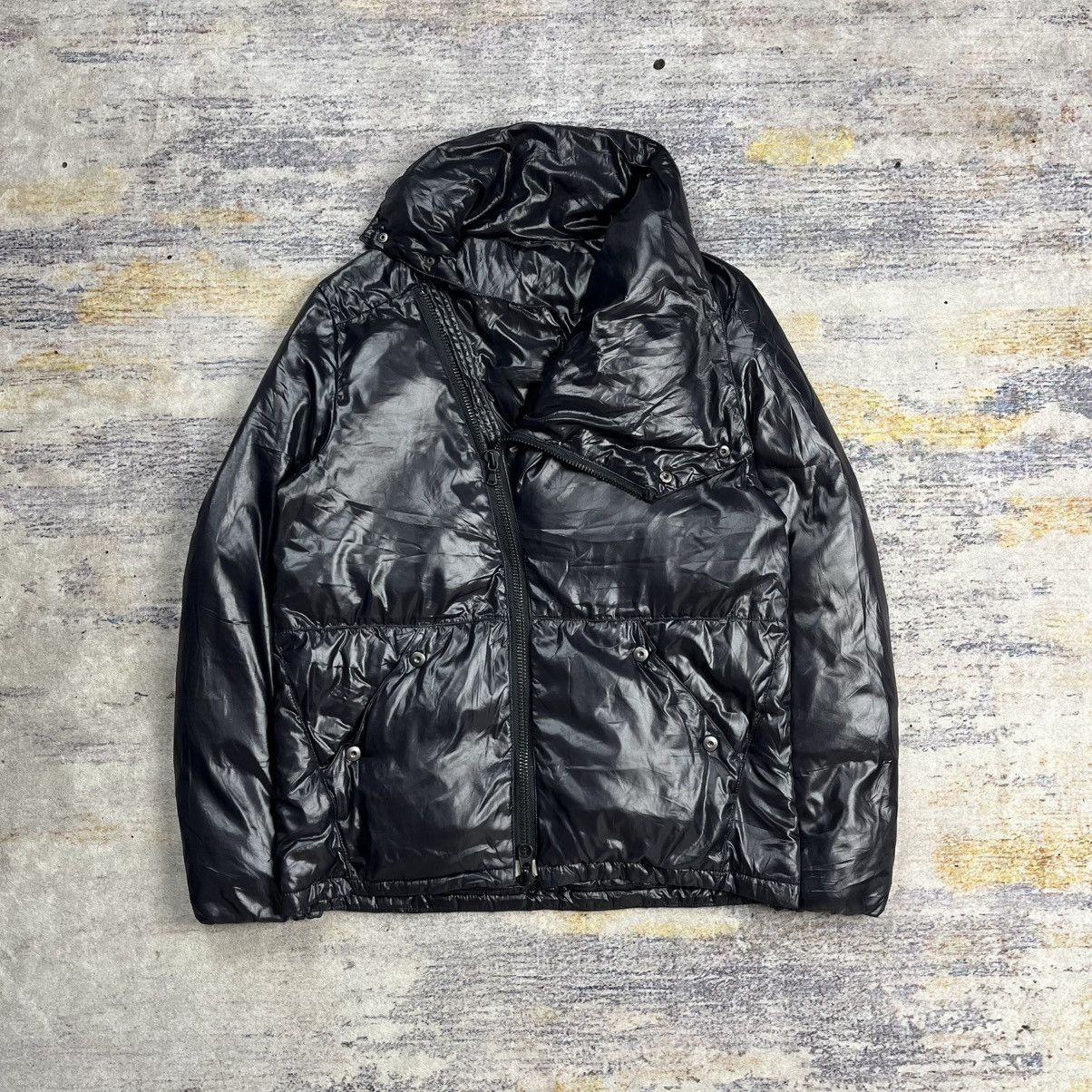 Japanese Brand Custom Culture asymmetrical puffer jacket like rick owens Size US M / EU 48-50 / 2 - 3 Thumbnail