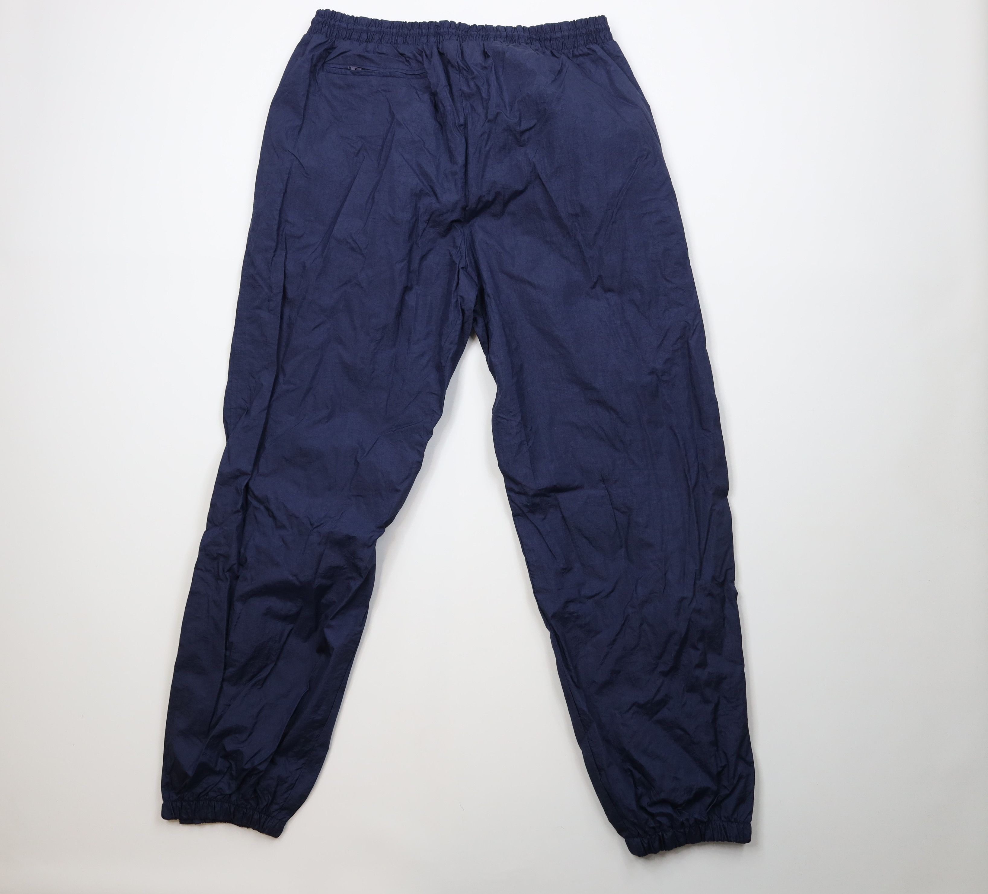 Vintage Vintage 90s Streetwear Joggers Pants Navy Blue Nylon Size US 38 / EU 54 - 8 Thumbnail