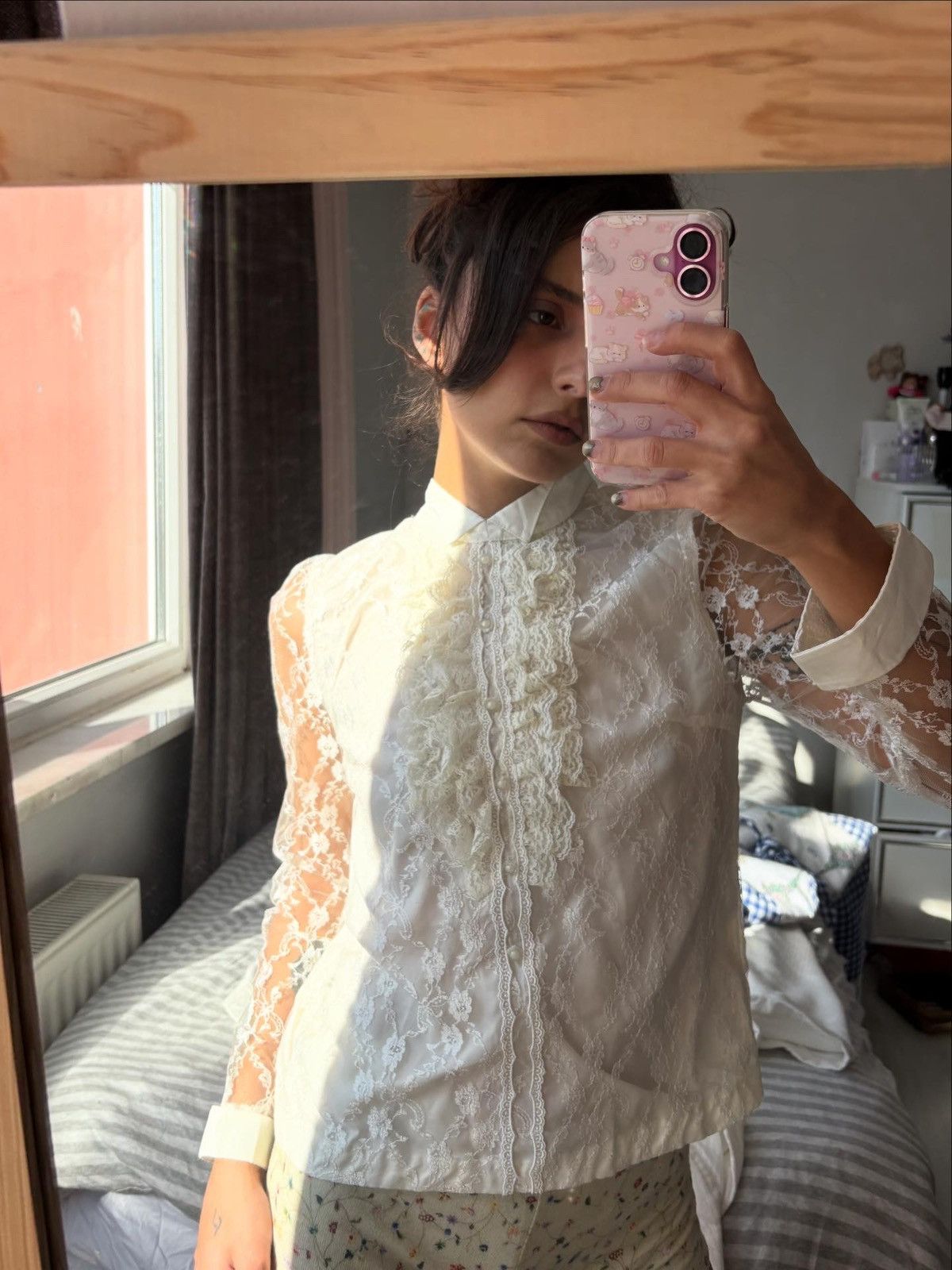 Vintage Vintage made in japan blouse Size XS / US 0-2 / IT 36-38 - 1 Thumbnail