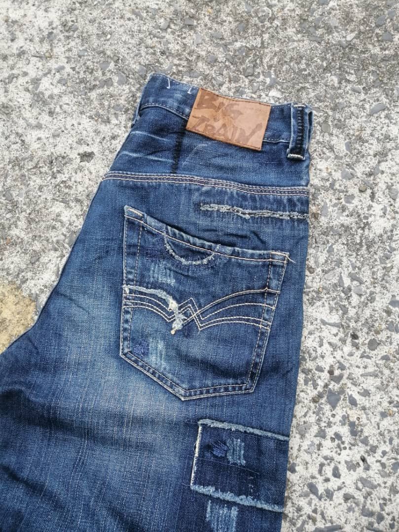 Designer × Japanese Brand Osaka Big Train Nice Design Denim Jeans Size US 29 - 7 Thumbnail