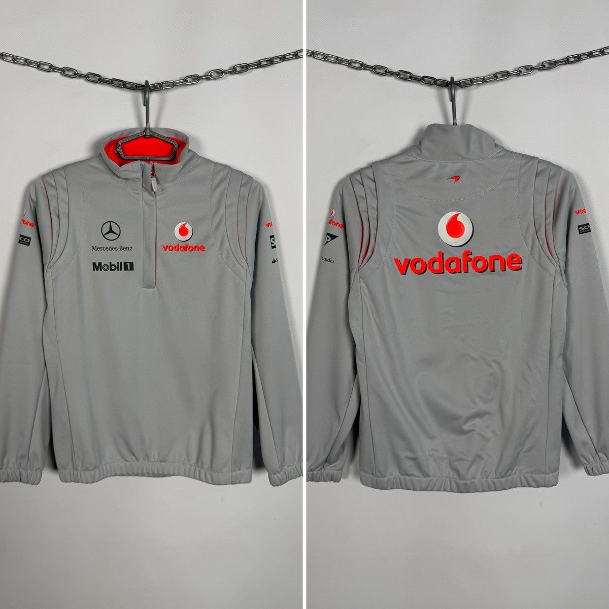 Formula 1 Vodafone McLaren Mercedes Benz Formula 1 Racing Jacket Sz S Size S / US 4 / IT 40 - 1 Thumbnail
