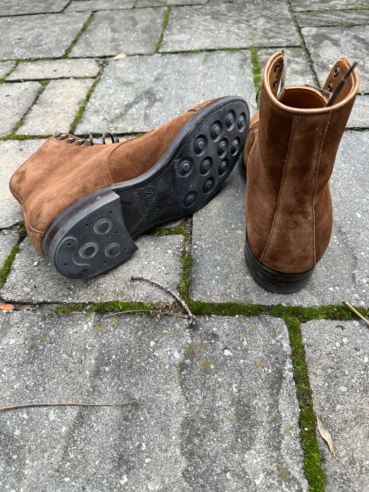 Viberg Viberg 2020 Chestnut Suede Halkett Size US 7 / EU 40 - 4 Thumbnail