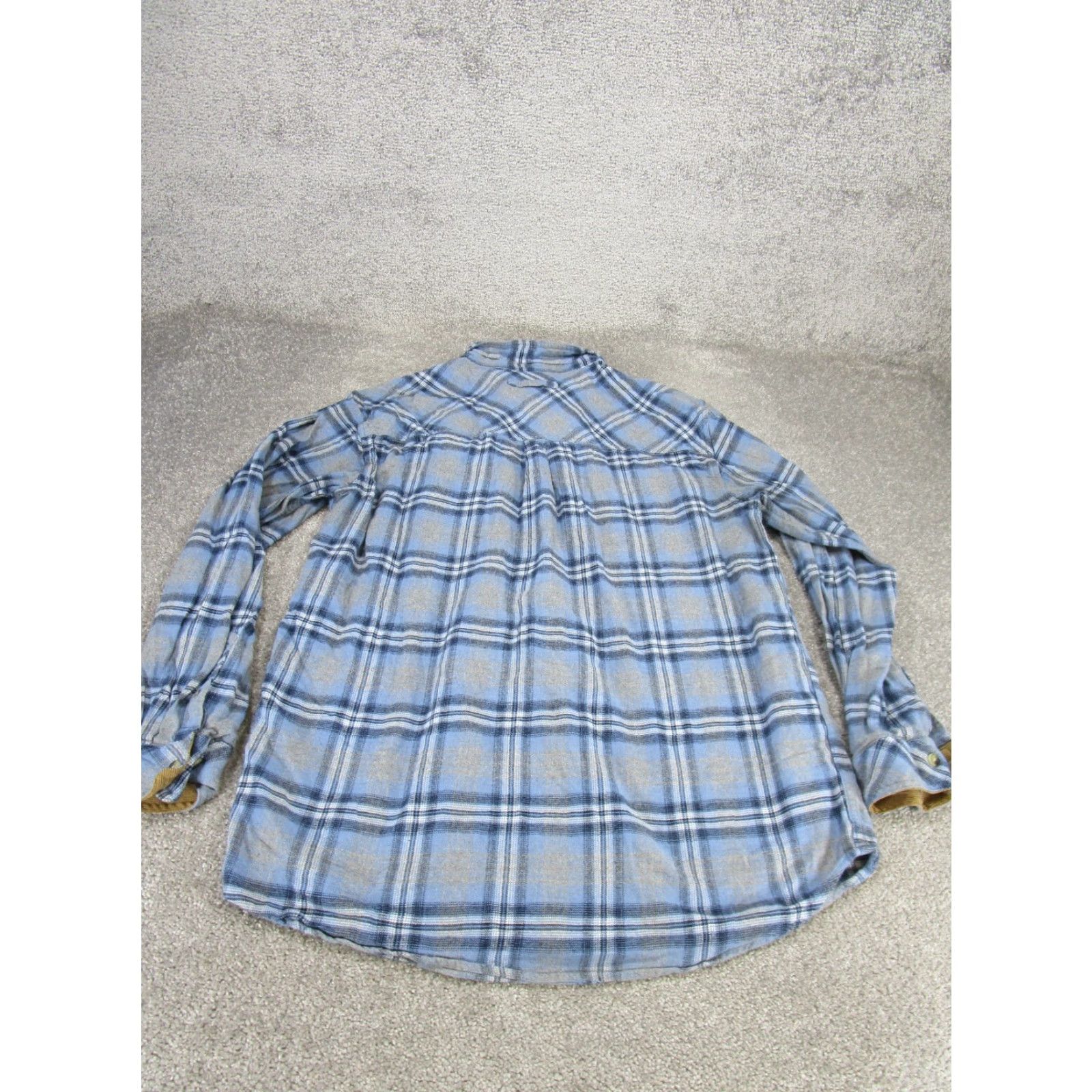 Vintage Legendary Whitetails Shirt Mens Xlt Tall Dark Blue Plaid Flannel Cotton Size US XL / EU 56 / 4 - 3 Thumbnail