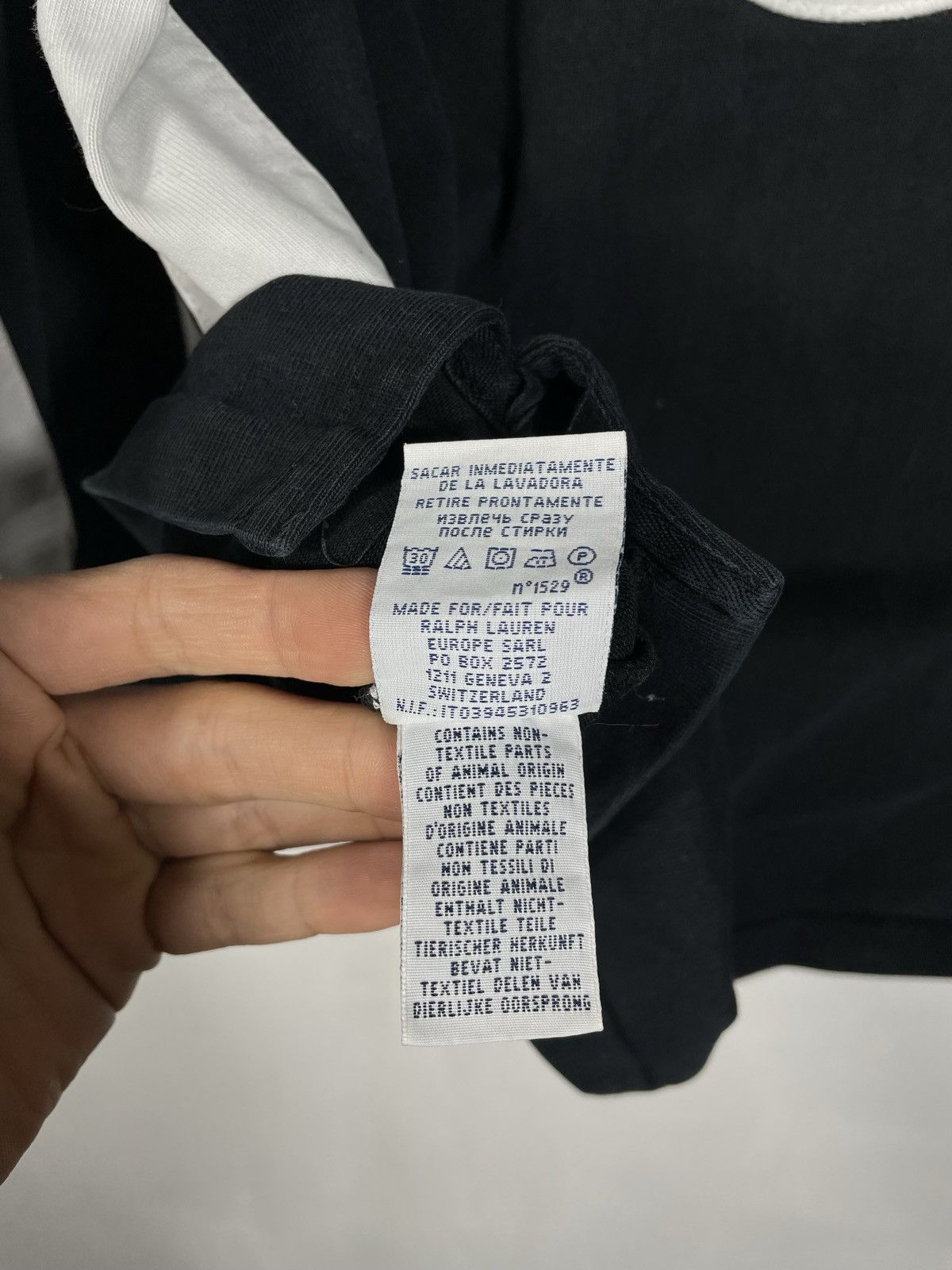 Polo Ralph Lauren Polo Ralph Lauren Black Retro 00s Longsleeve Skate Drip Swag Size US L / EU 52-54 / 3 - 12 Thumbnail