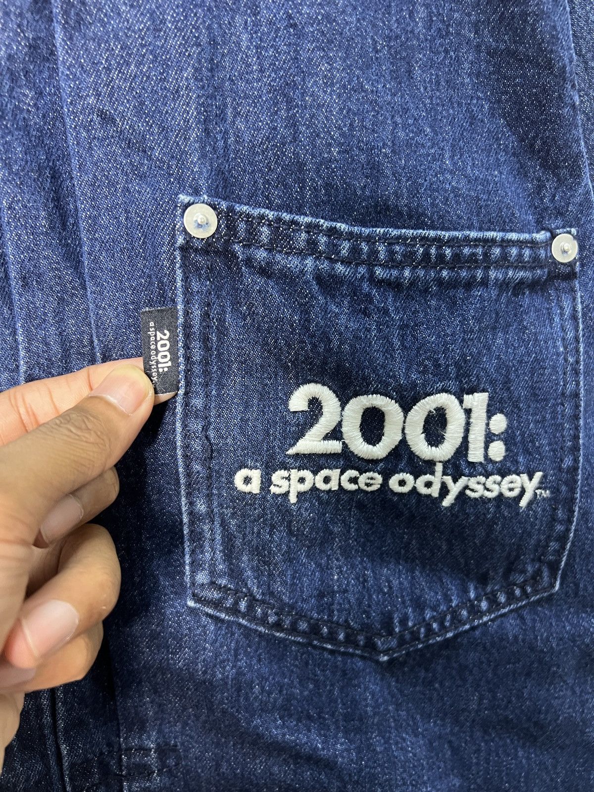 Japanese Brand Stanley Kubrick A Space Odyssey Type 1 Blue Denim Jacket Size US M / EU 48-50 / 2 - 6 Thumbnail