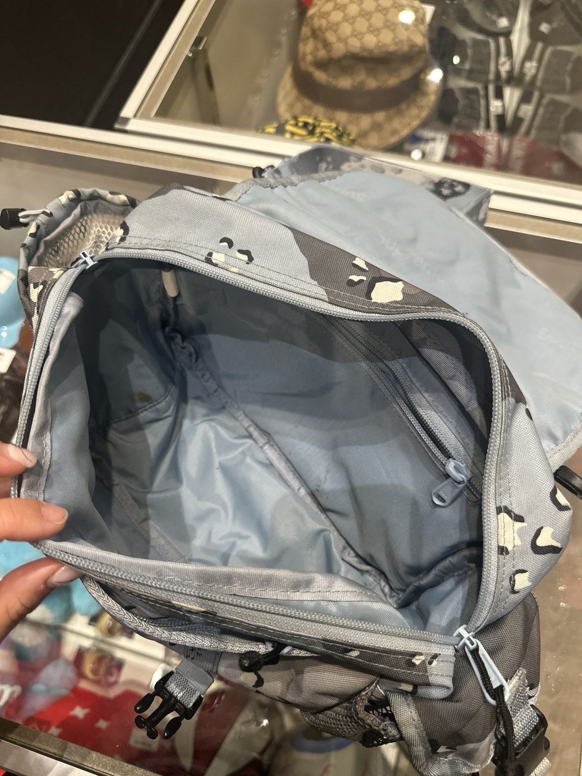 Supreme PO Supreme Blue Camo Side Bag Size ONE SIZE - 3 Thumbnail