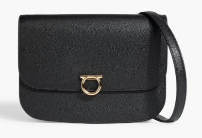 Salvatore Ferragamo Gemini pebbled-leather shoulder bag Size ONE SIZE - 3 Thumbnail