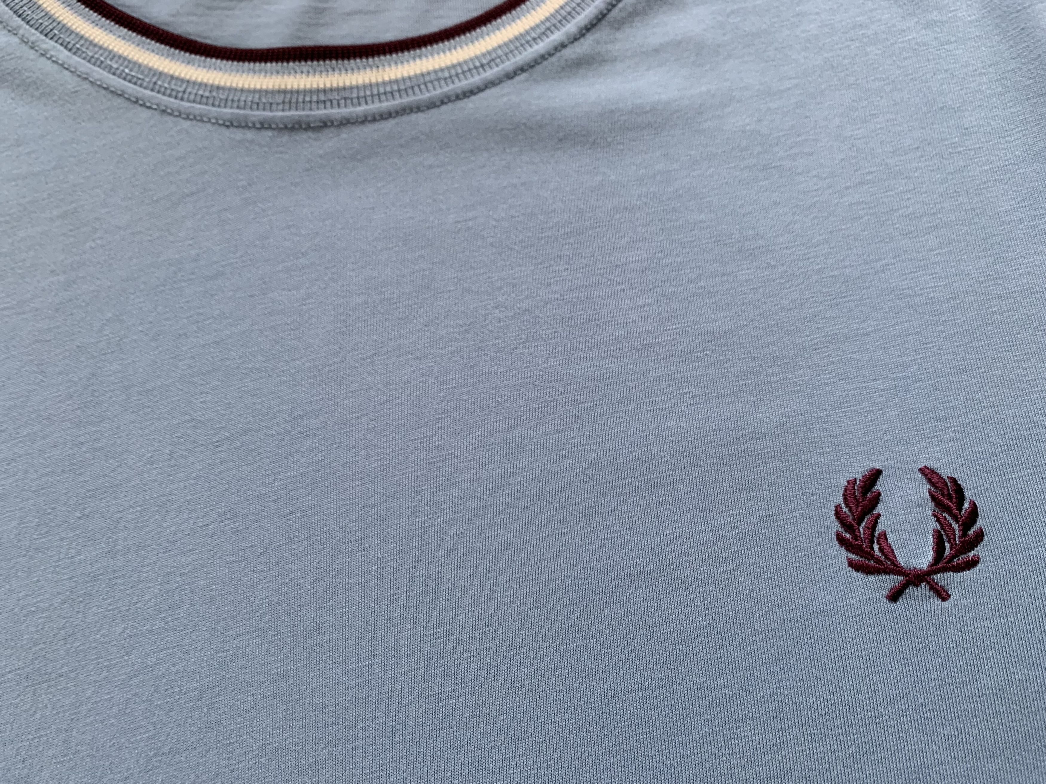 Fred Perry × Vintage Fred Perry Light Blue Cotton T Shirt Size US M / EU 48-50 / 2 - 5 Thumbnail