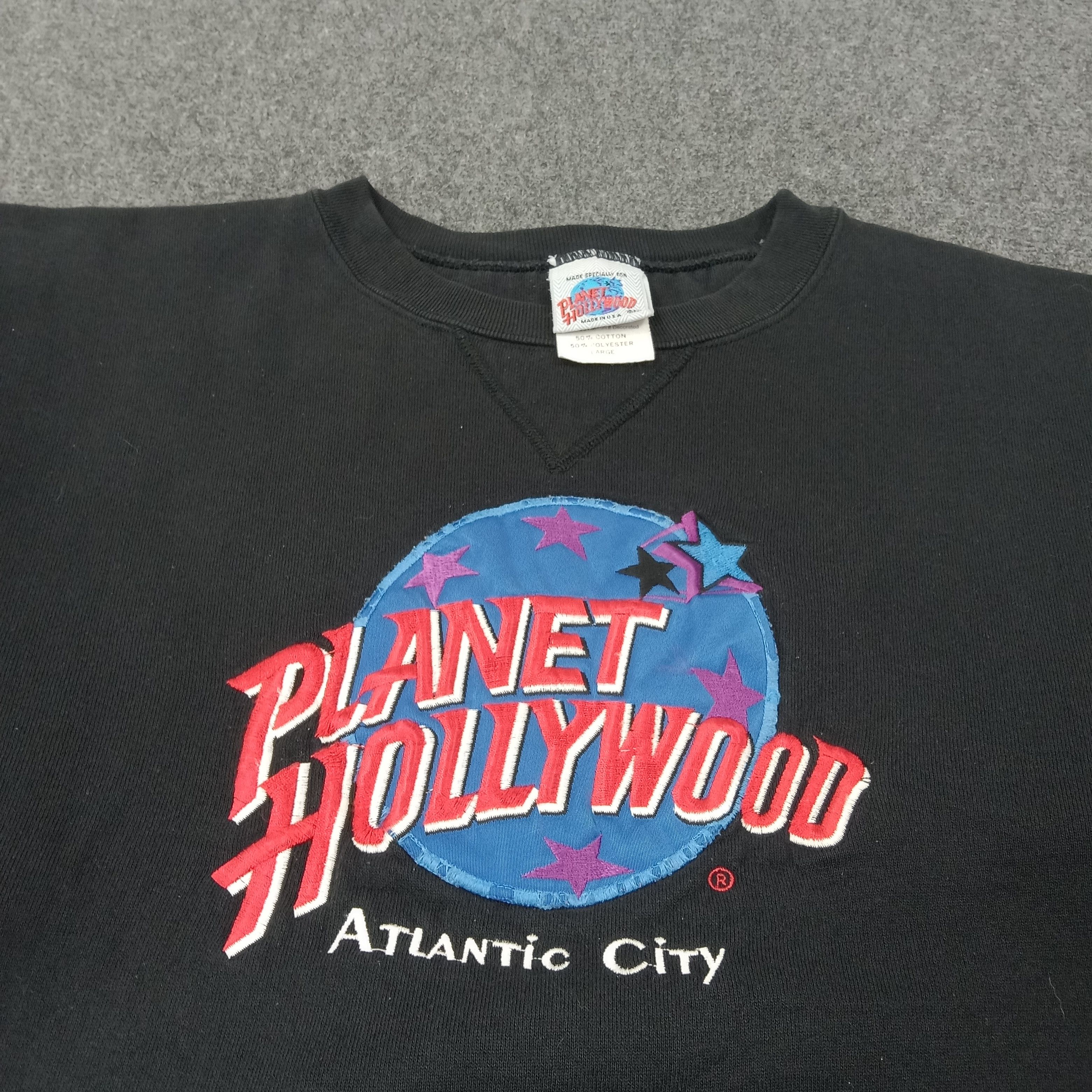 Planet Hollywood Planet Hollywood Atlantic City Movie Sweatshirt C260N7 Size US L / EU 52-54 / 3 - 2 Thumbnail