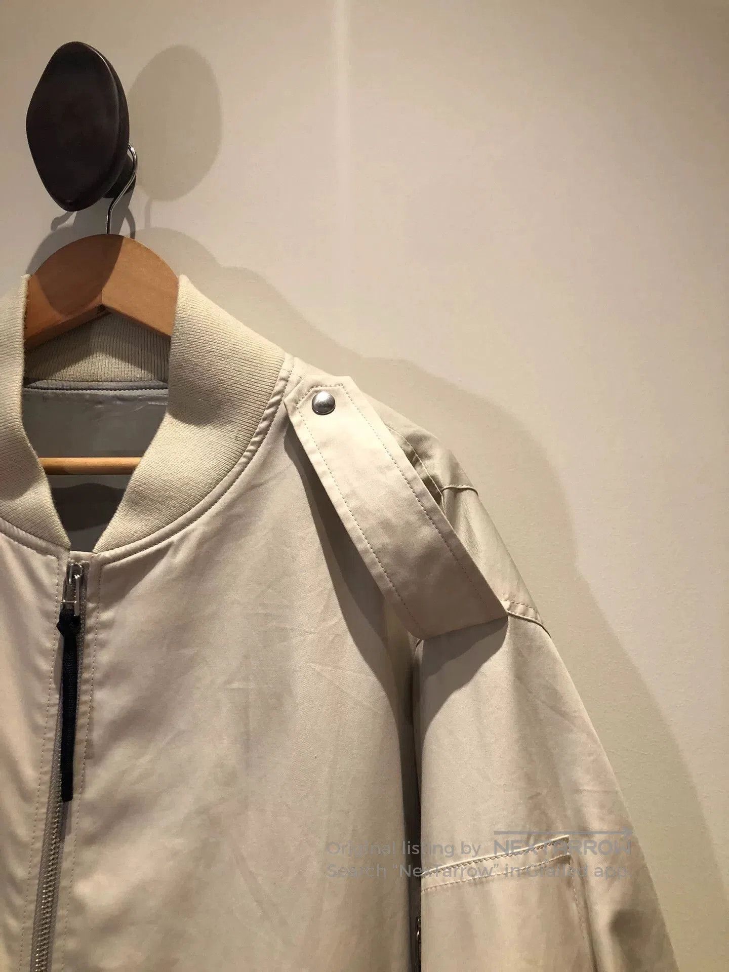 Japanese Brand Ryo Takashima Beige Flight Jacket. Size US M / EU 48-50 / 2 - 3 Thumbnail