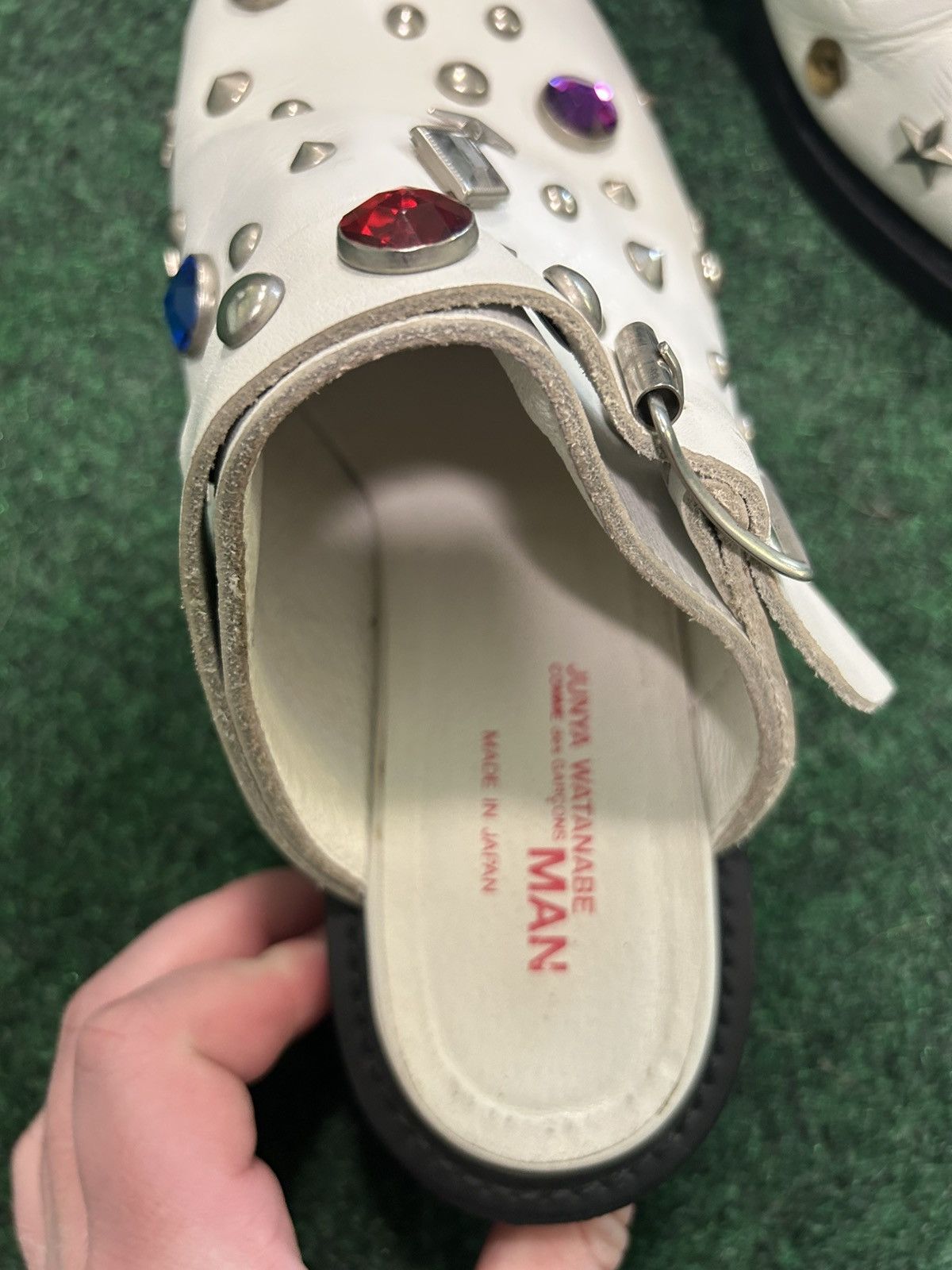 Comme des Garcons AW02 Junya Watanabe Jeweled Mules Size US 7 / EU 40 - 7 Thumbnail