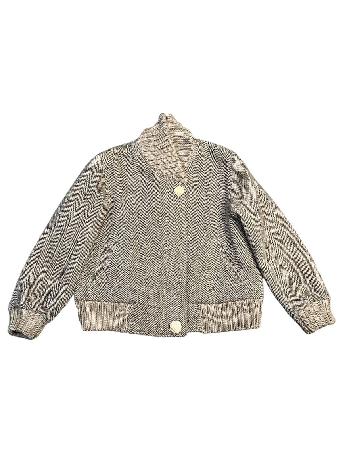 Aquascutum Aquascutum Wool Bomber Jacket Size US M / EU 48-50 / 2 - 1 Thumbnail