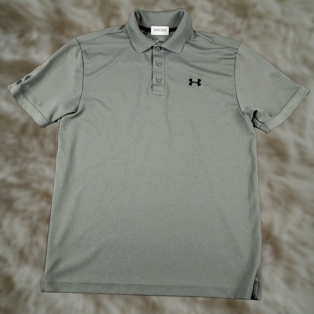 Under Armour Under Armour Polo Shirt Mens Size Medium Gray Buick Casual Short Sleeve Size US M / EU 48-50 / 2 - 1 Thumbnail