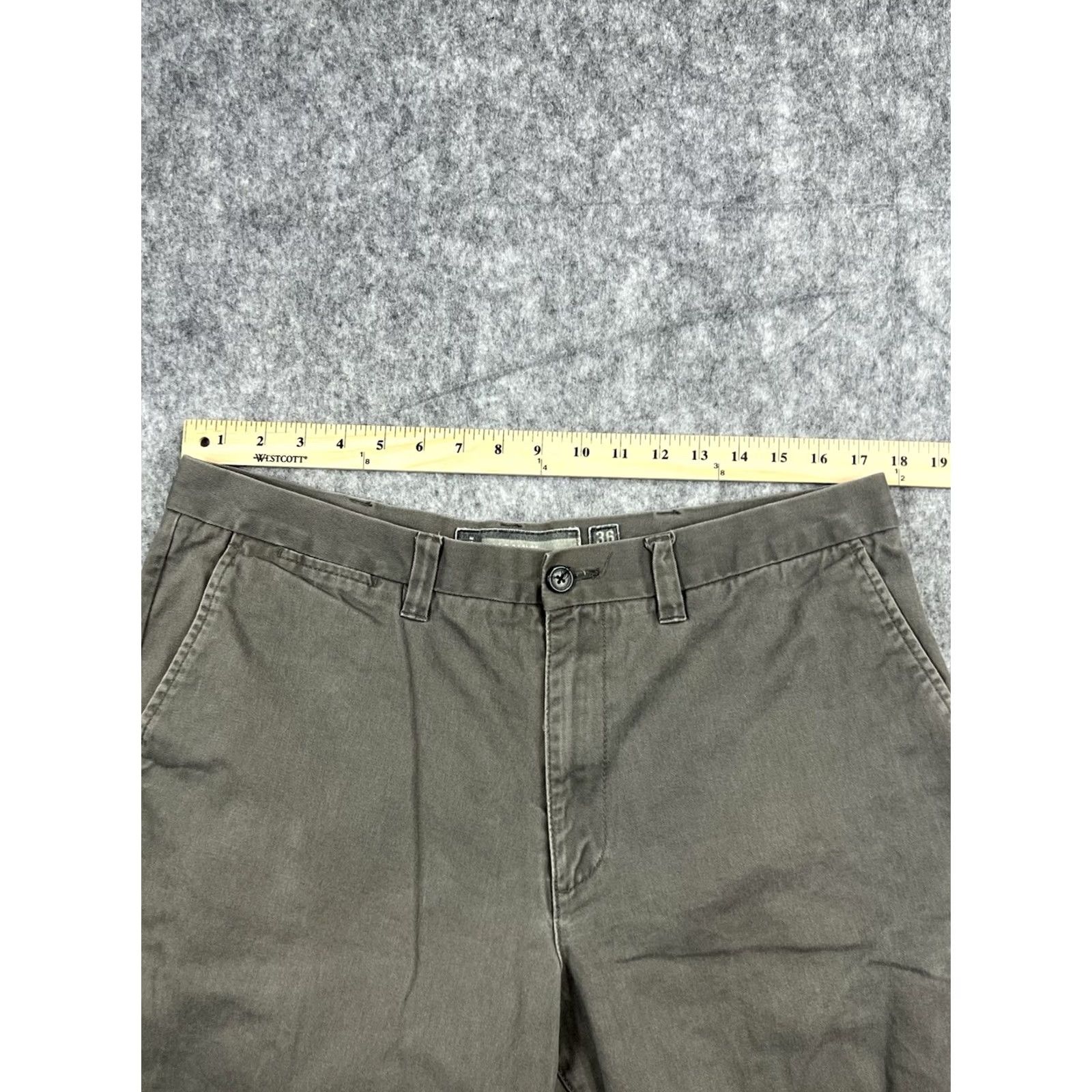 Old Navy NAVY Old Navy Mens Gray Cotton Chino Pants Straight Fit Workwear/Outdoor 36x32 Size US 36 / EU 52 - 8 Thumbnail