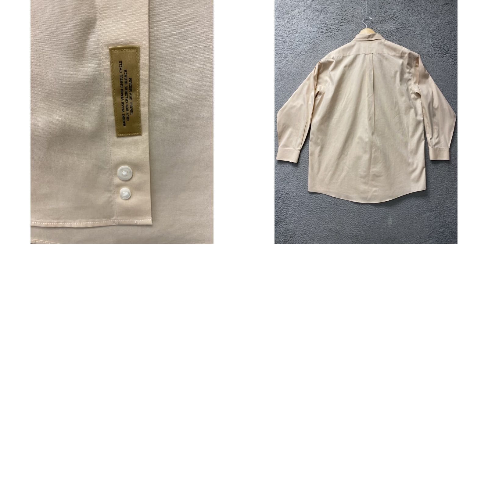 Roundtree & Yorke Roundtree & Yorke Gold Label Shirt Mens 16.5 Peach Cotton Button-Down Classic Size US L / EU 52-54 / 3 - 8 Thumbnail