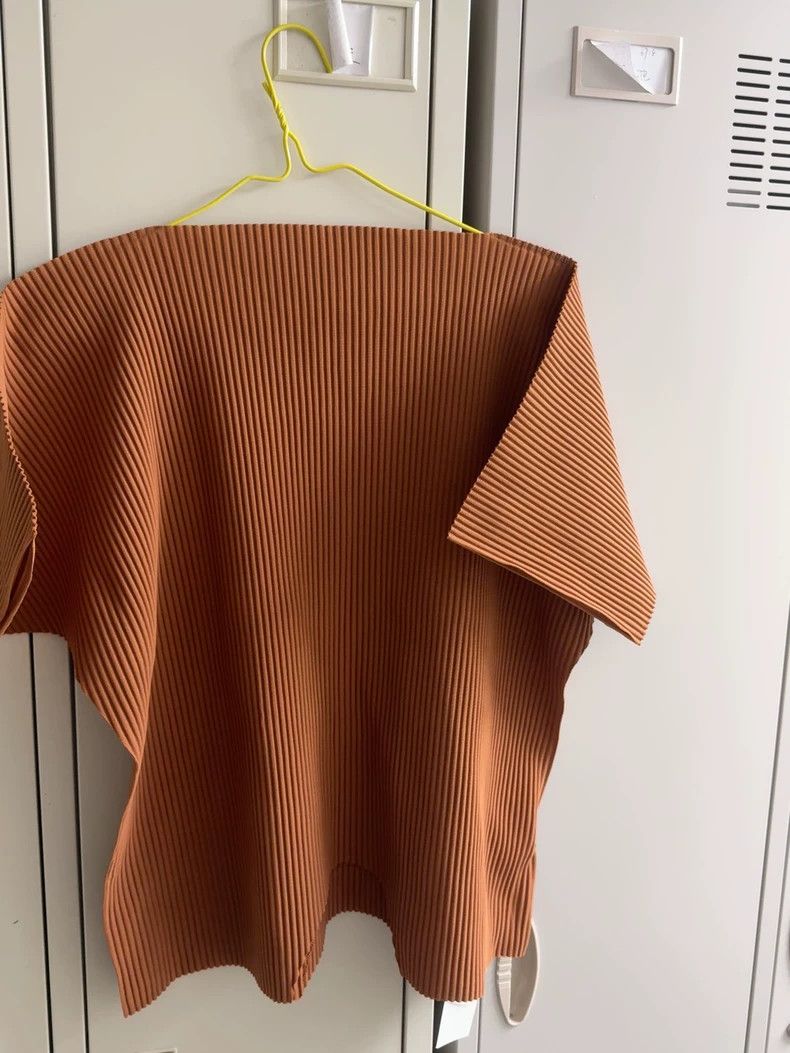 Issey Miyake issey miyake size:one size Brown short-sleeved shirt 2505- Size XXS / US 00 / IT 34 - 6 Thumbnail