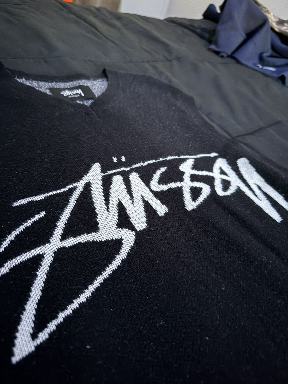 Stussy Stussy Smooth Stock Knit Black Vest Size US S / EU 44-46 / 1 - 2 Thumbnail