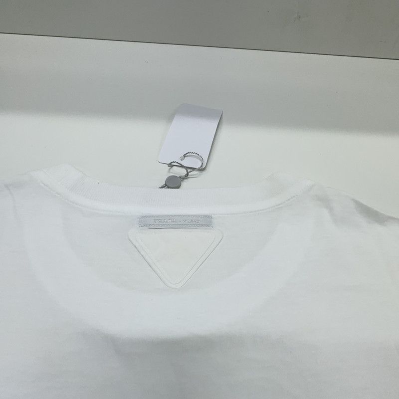 Prada Prada Casual White Short Sleeve TShirt-2506 Size US M / EU 48-50 / 2 - 3 Thumbnail