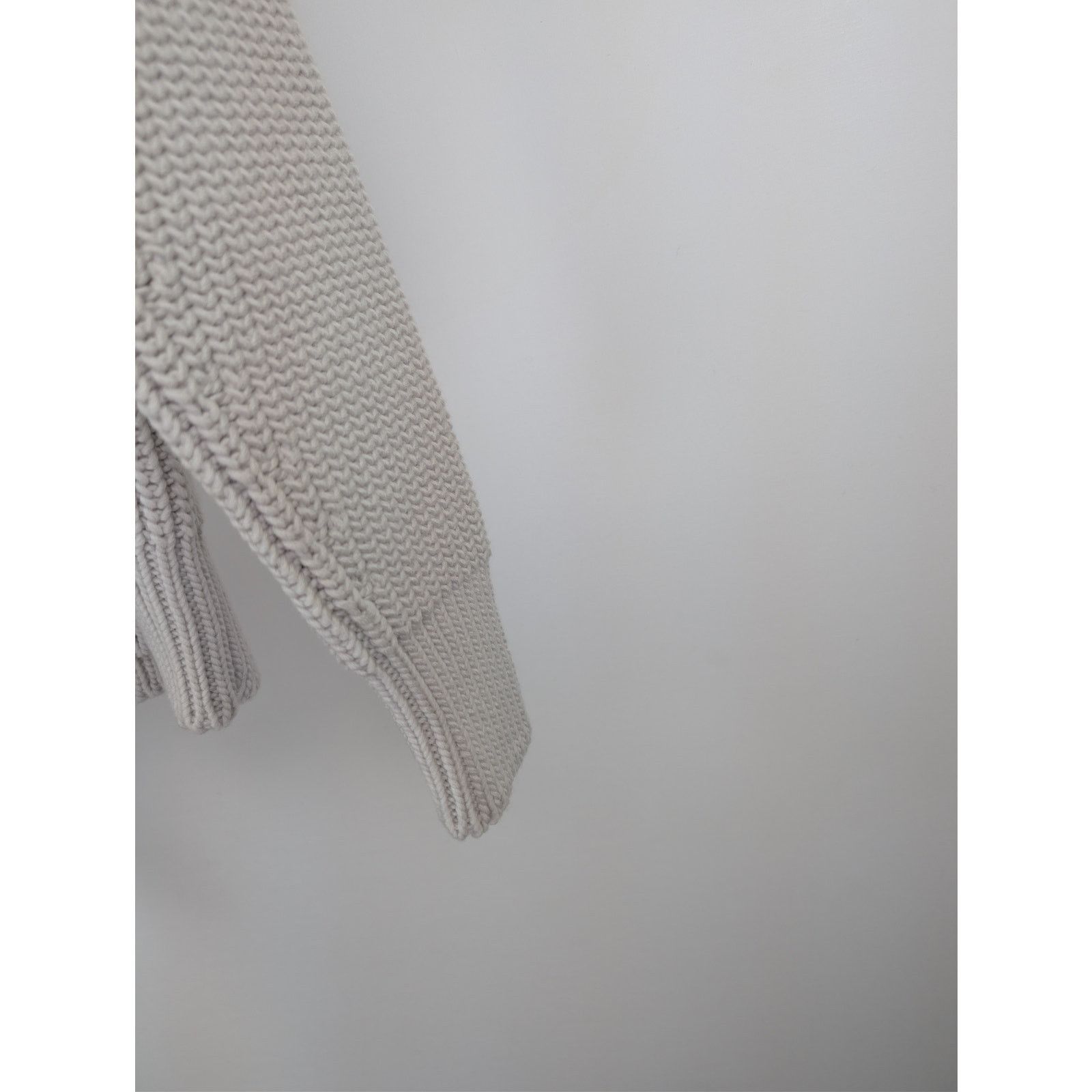 Tom Ford o1rshd1 Men's Ribbed Knit Sweater Sweatshirt in Grey Size US M / EU 48-50 / 2 - 14 Thumbnail