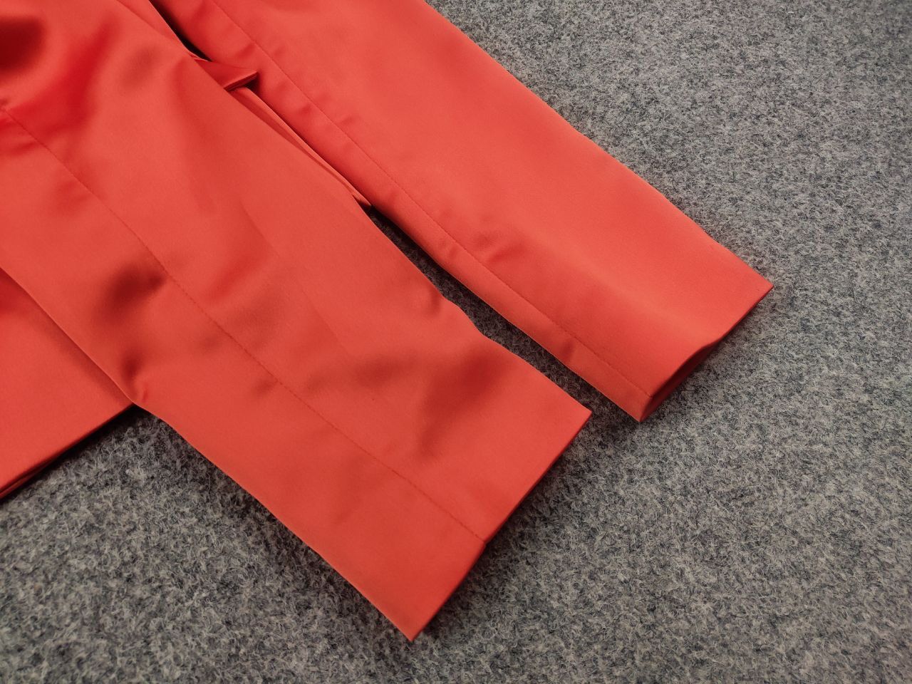 Just Cavalli Just Cavalli Italy One Button Orange satin Blazer Jacket Size S / US 4 / IT 40 - 8 Thumbnail