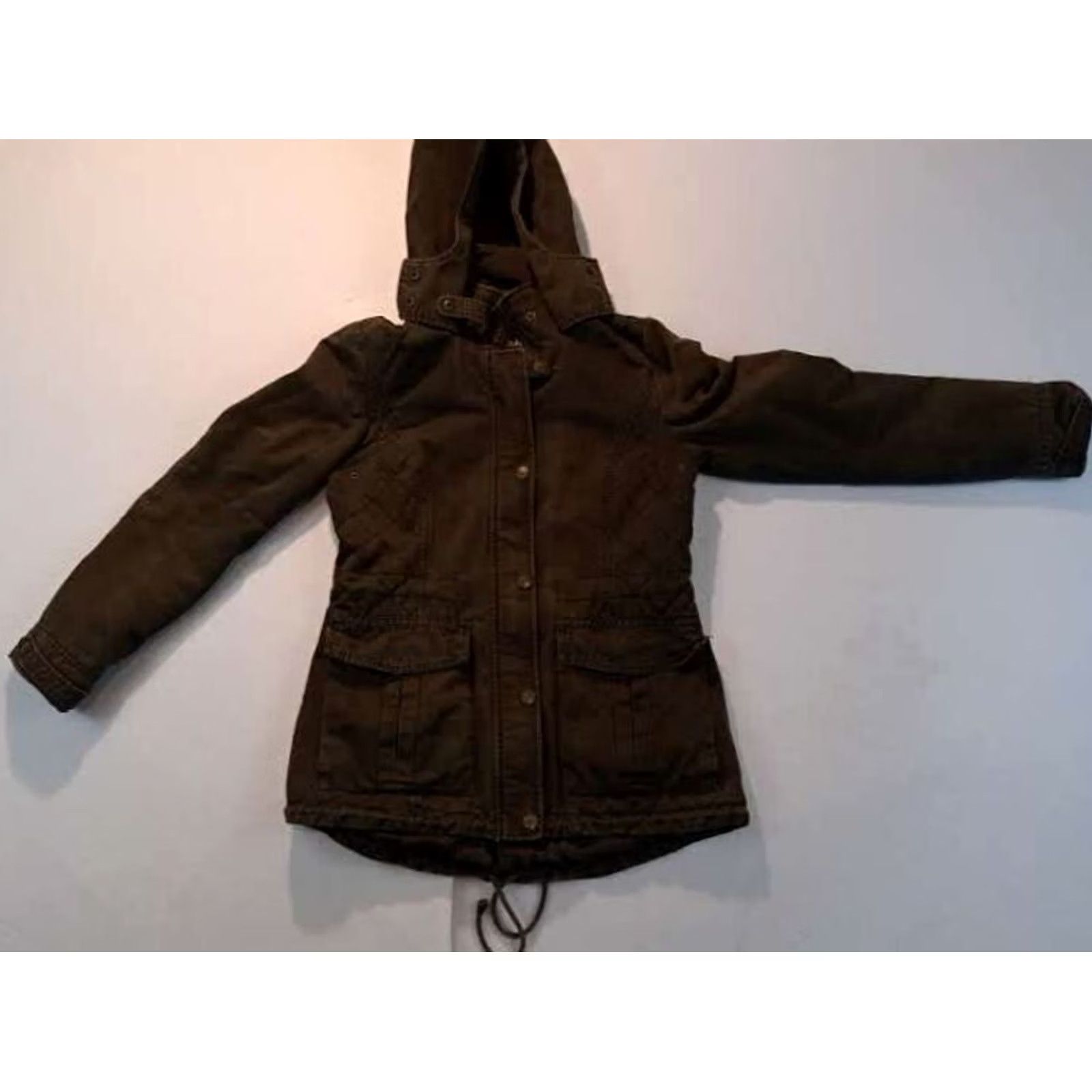 Guess Guess Insulated Heavy Denim Full Zip-Button Jacket - Womens Size Small Size S / US 4 / IT 40 - 2 Thumbnail
