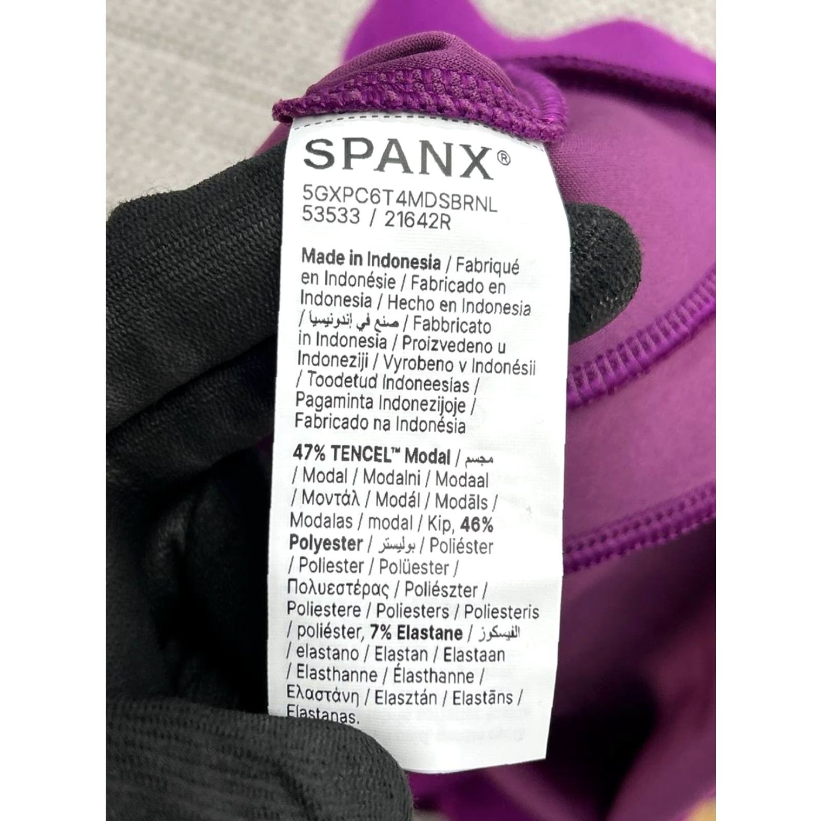 Spanx Spanx Jacket Womens Small Purple Running Full Zip Size S / US 4 / IT 40 - 4 Thumbnail