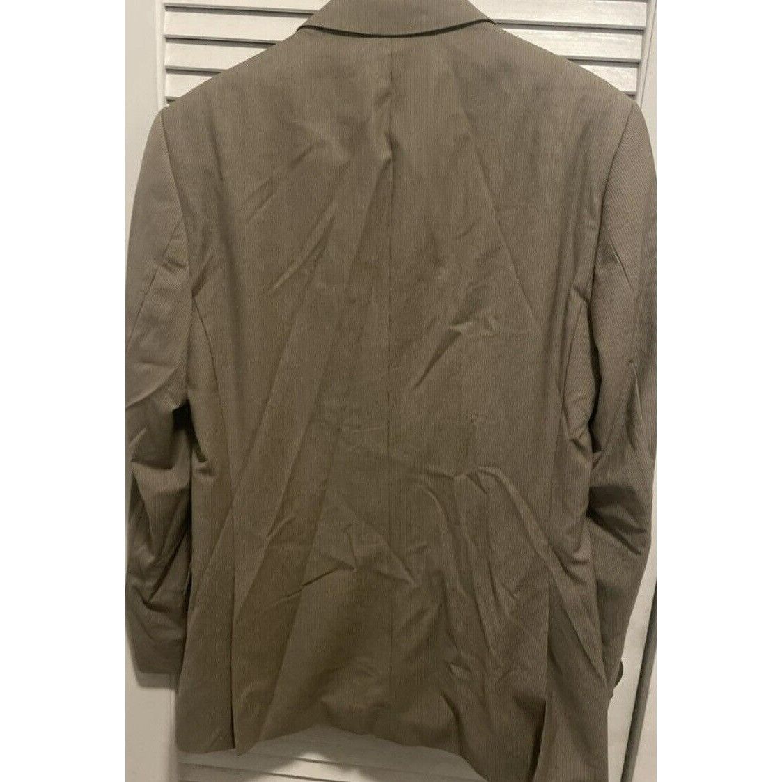 Zara Zara Man Men’s Blazer Brown Striped 2 Button Size 38 Size 38R - 6 Thumbnail