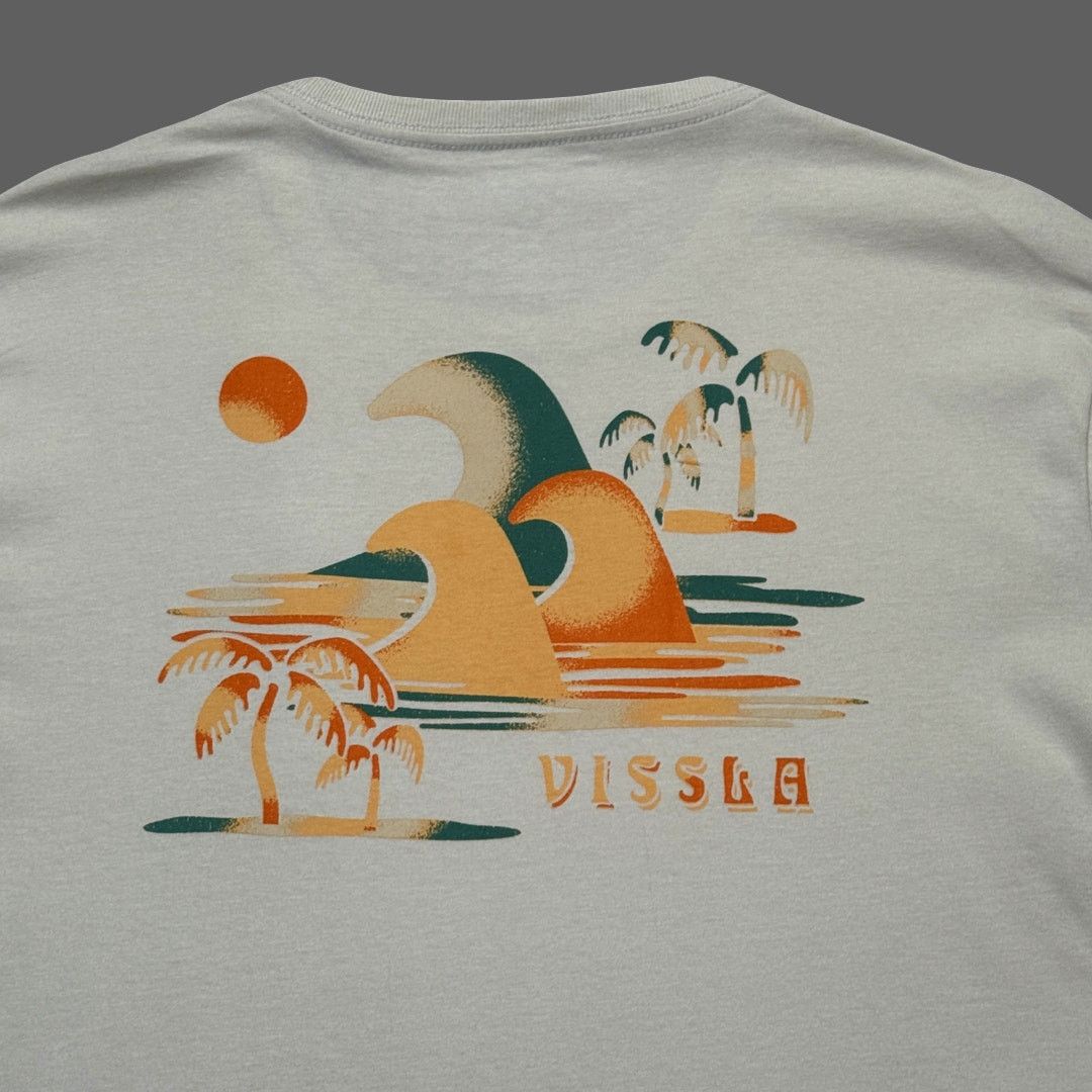 Vissla Vissla Groundswell Organic Bone Pocket SS Tee Size M NWT Size US M / EU 48-50 / 2 - 8 Thumbnail
