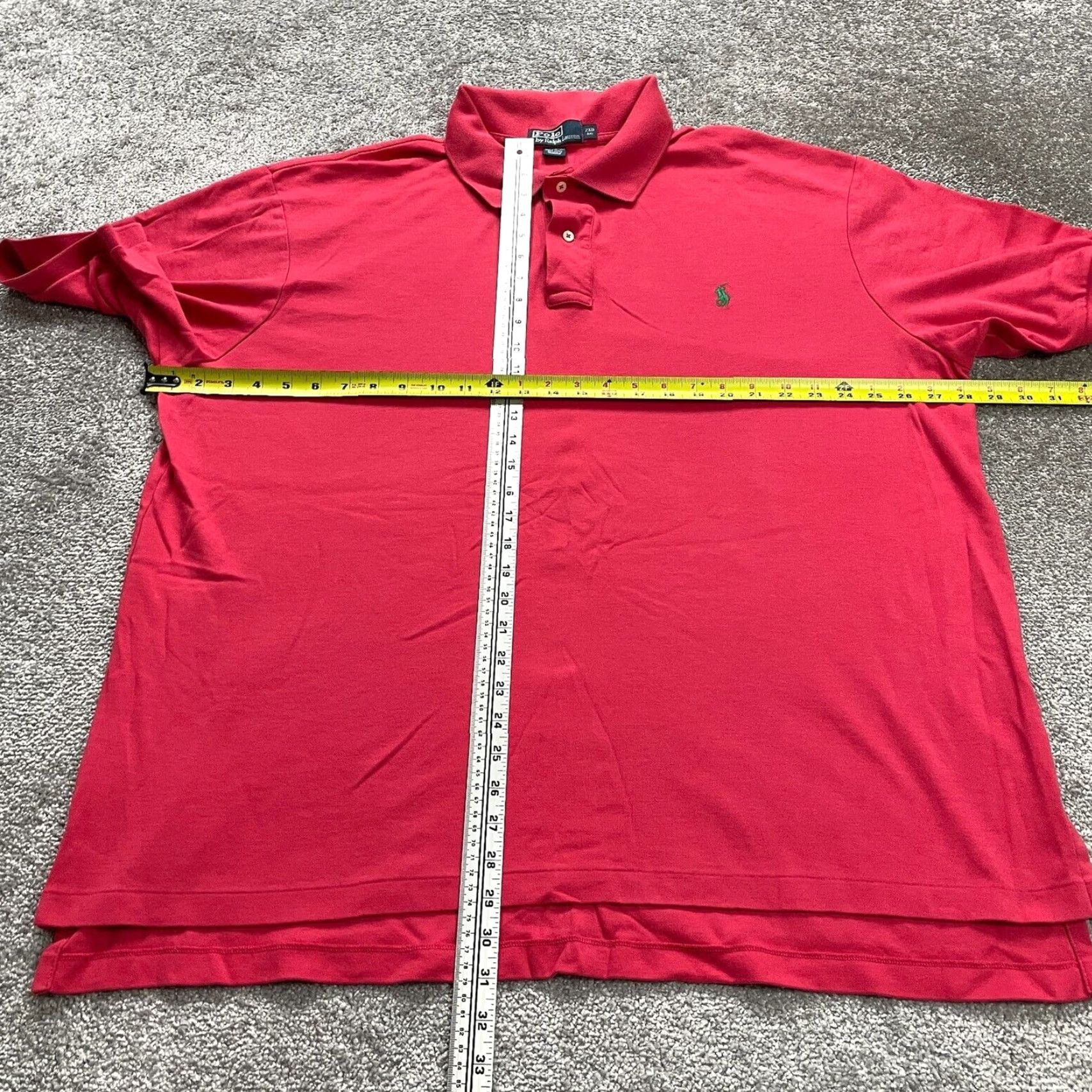 Ralph Lauren Polo Ralph Lauren Red Polo Shirt Mens 2XL Short Sleeve Cotton Active Casual Size US XXL / EU 58 / 5 - 7 Thumbnail