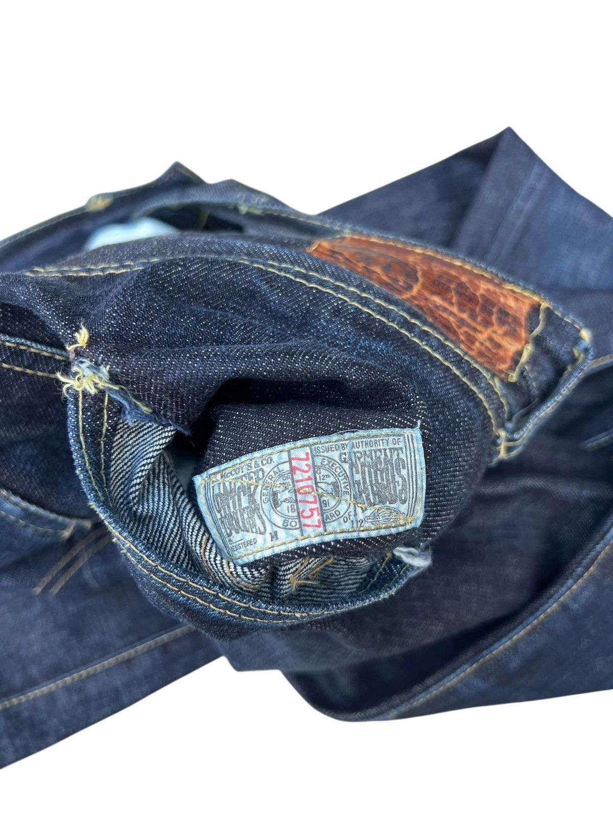 The Real McCoy's Vintage The Real McCoy Fade Blue Denim Selvedge Jeans Size US 30 / EU 46 - 24 Thumbnail