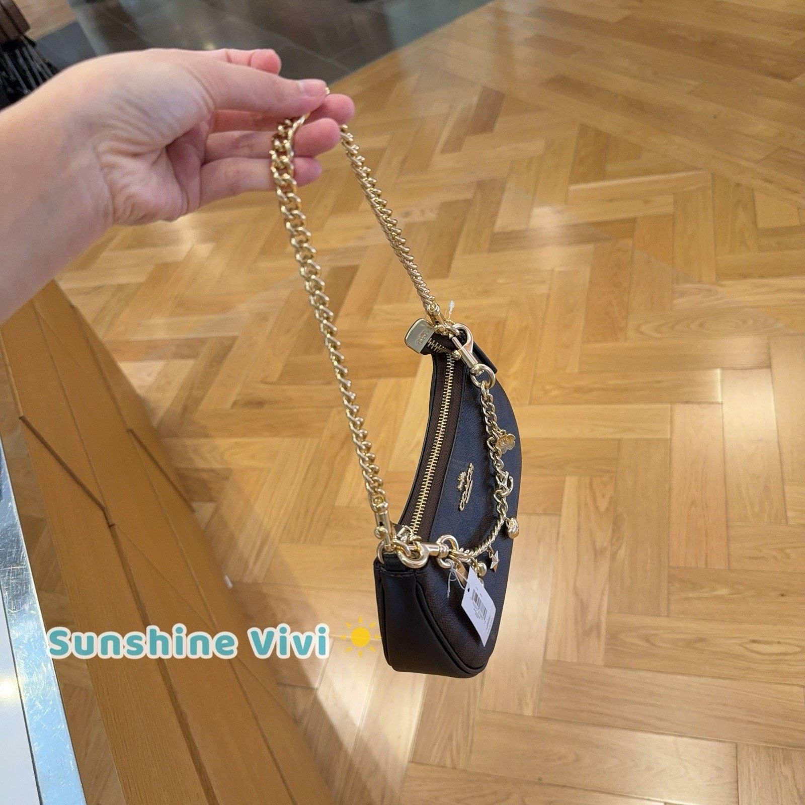 Coach NWT Bundle Coach Teri Mini Bag CW323 & CAX00 Chain Gold Size ONE SIZE - 18 Thumbnail