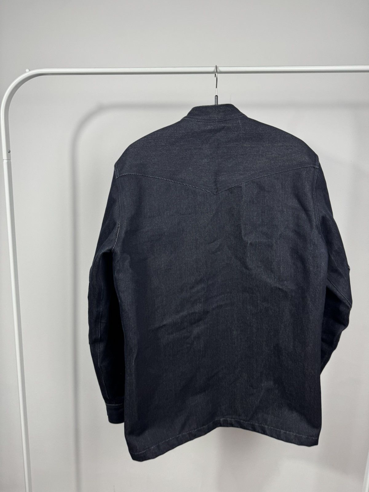 SoSo SoSo Heavy Raw Denim Jacket Indigo Workwear Trucker Coat L Size US L / EU 52-54 / 3 - 15 Thumbnail