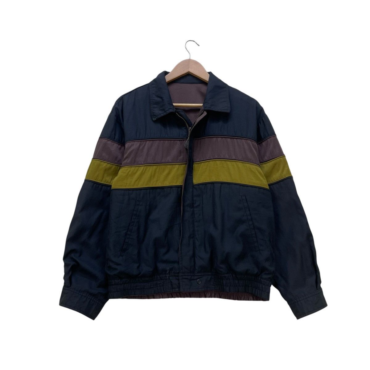 Issey Miyake 💥Vintage Japanese Brand Reversible Bomber Jacket Size US M / EU 48-50 / 2 - 1 Thumbnail