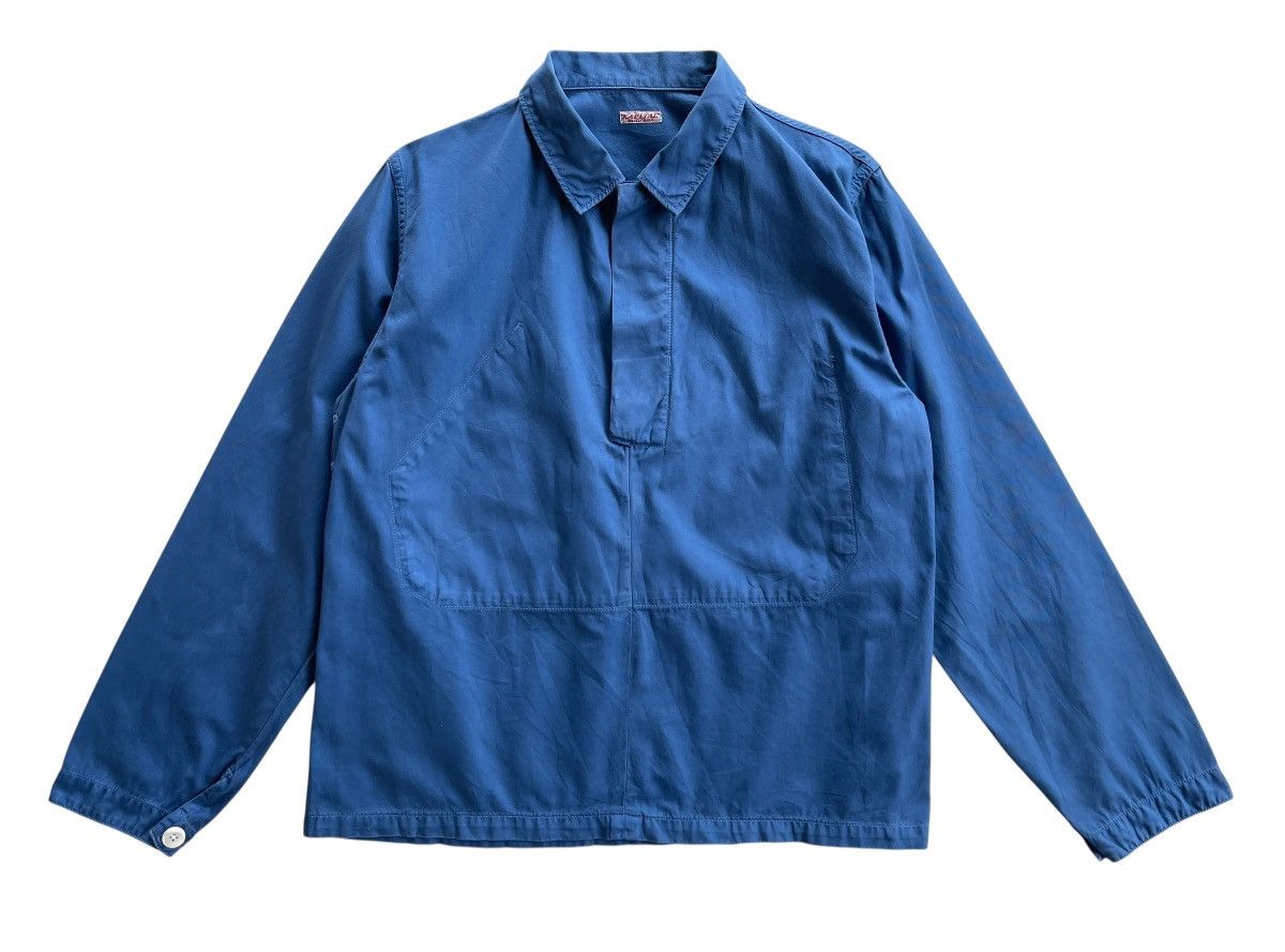Kapital Kapital Indigo Twill Spread Half Button Popover Shirt Size US XS / EU 42 / 0 - 2 Thumbnail