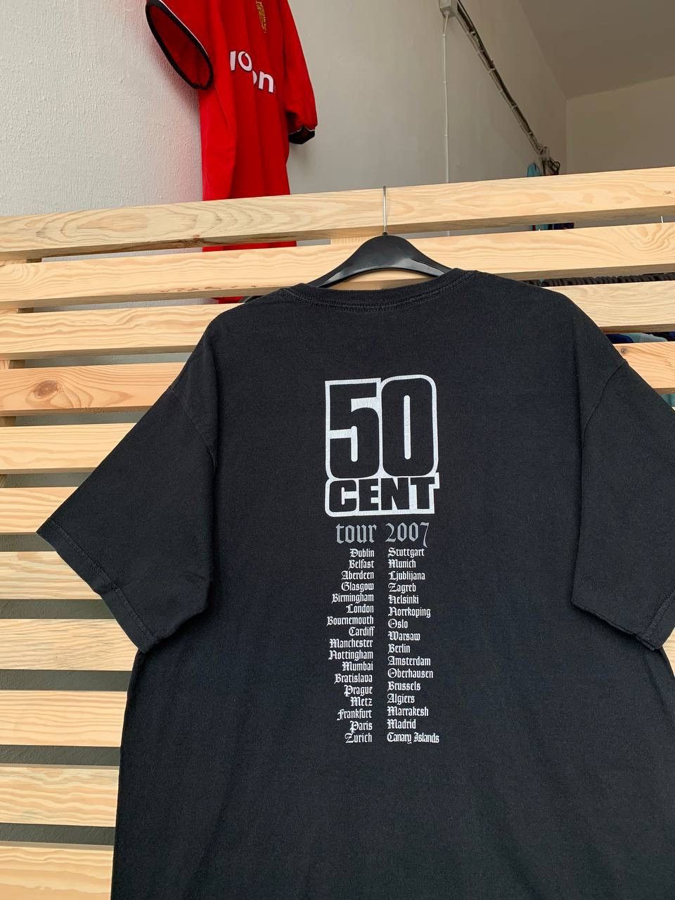 50 Cent × Rap Tees × Vintage Vintage 50 Cent Curtis 2007 Tour Tee Size US L / EU 52-54 / 3 - 5 Thumbnail