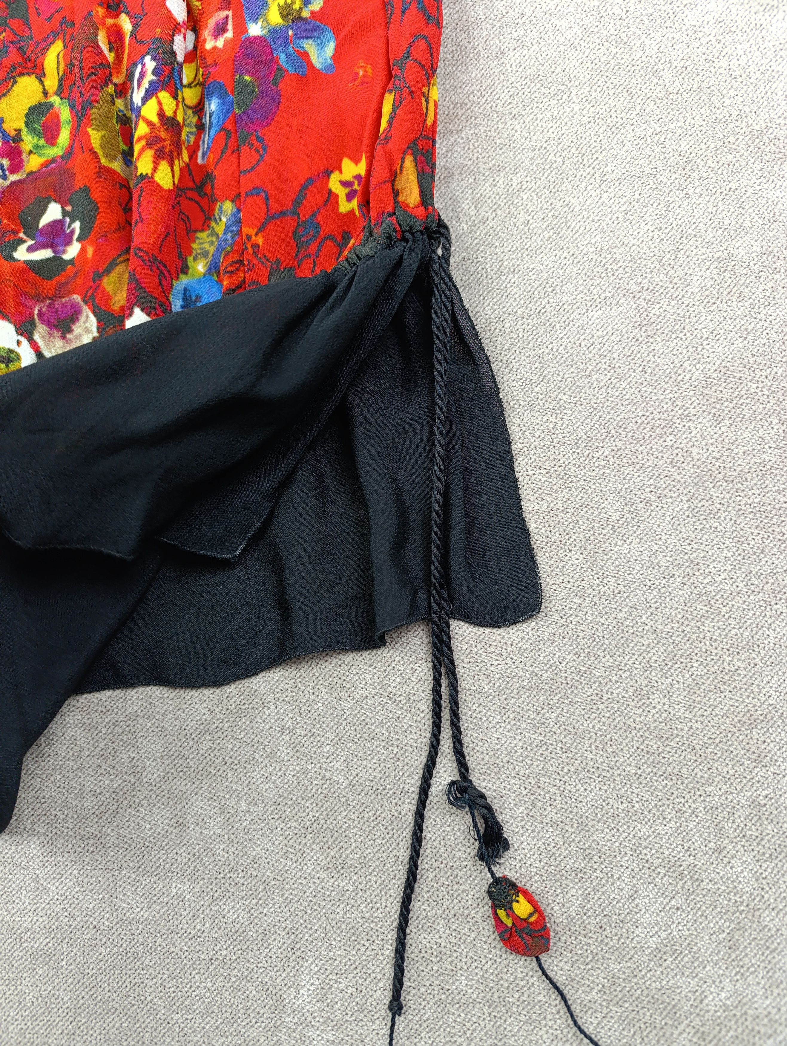 Jean Paul Gaultier Jean Paul Gaultier Femme vintage rayon/silk flora mini skirt Size 28" / US 6 / IT 42 - 7 Thumbnail